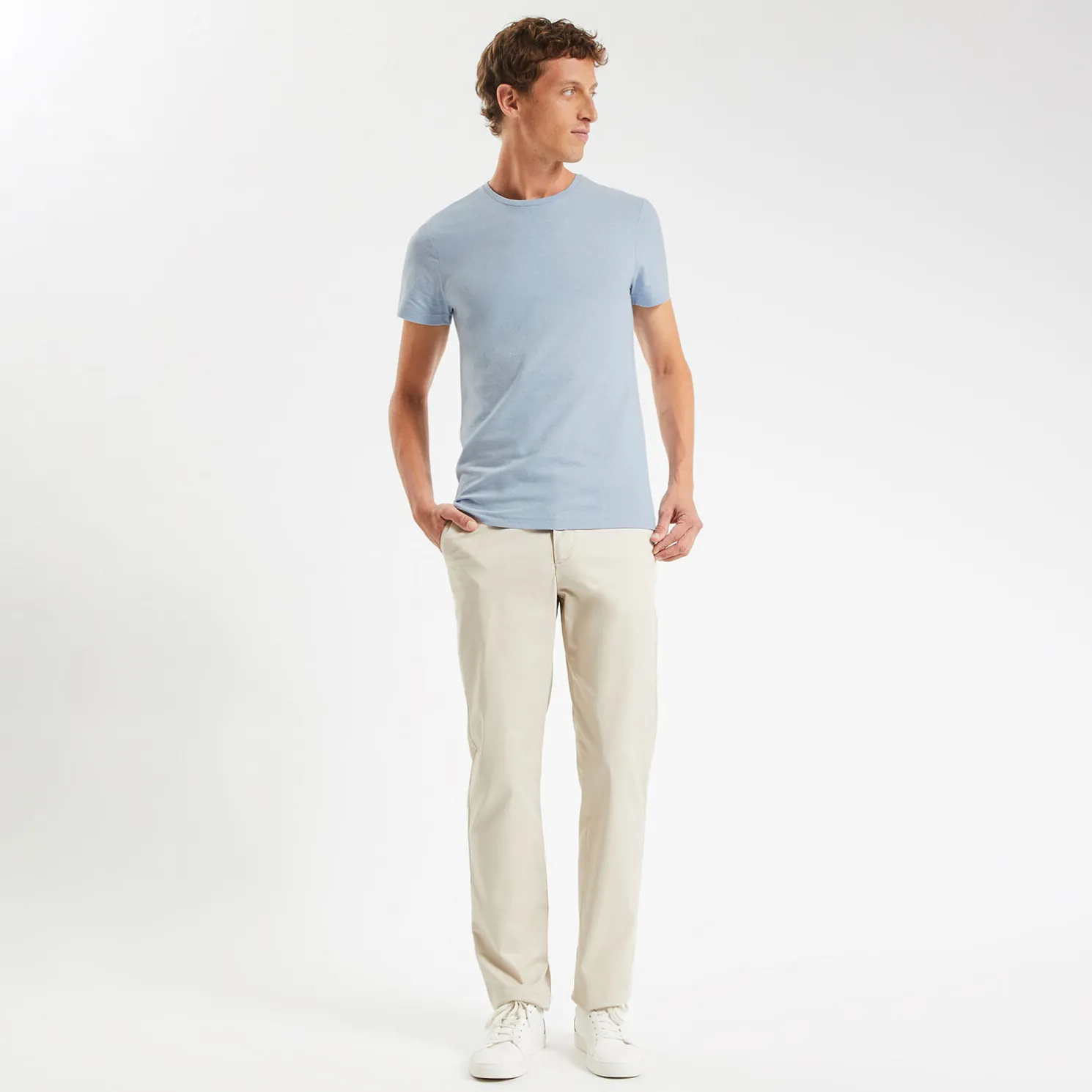 Basic, effen T-shirt