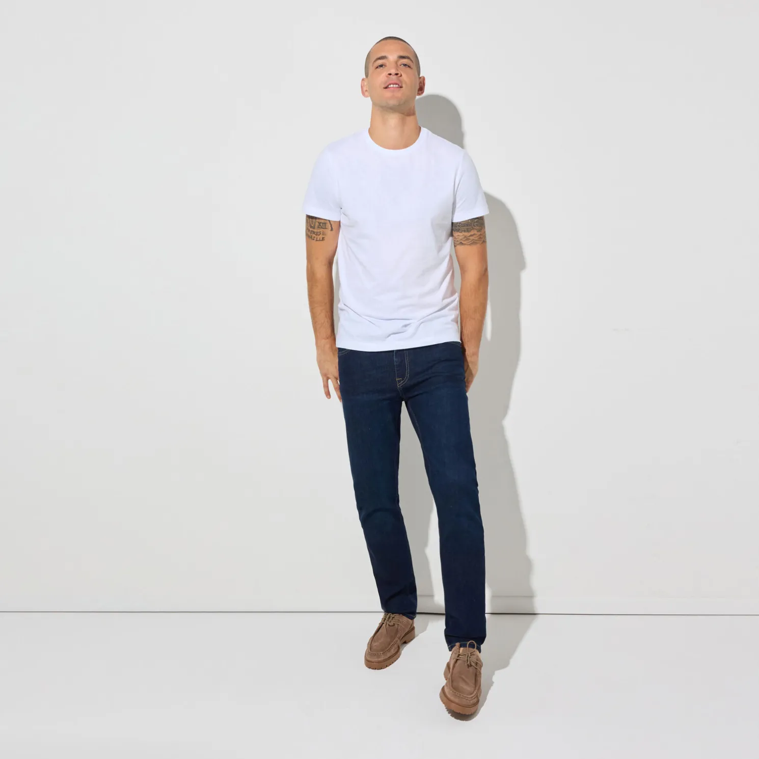 Basic T-shirt met ronde hals