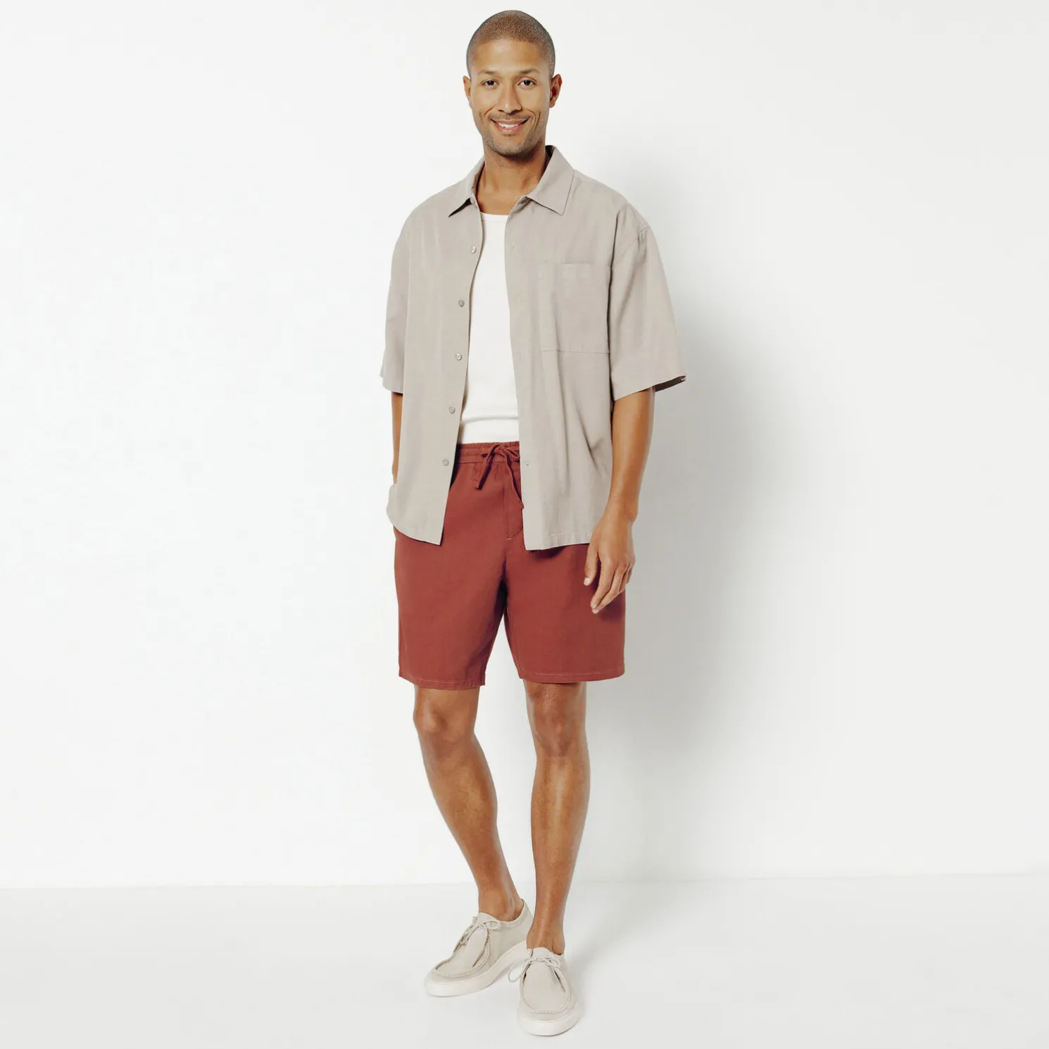 Bermuda met elastische taille