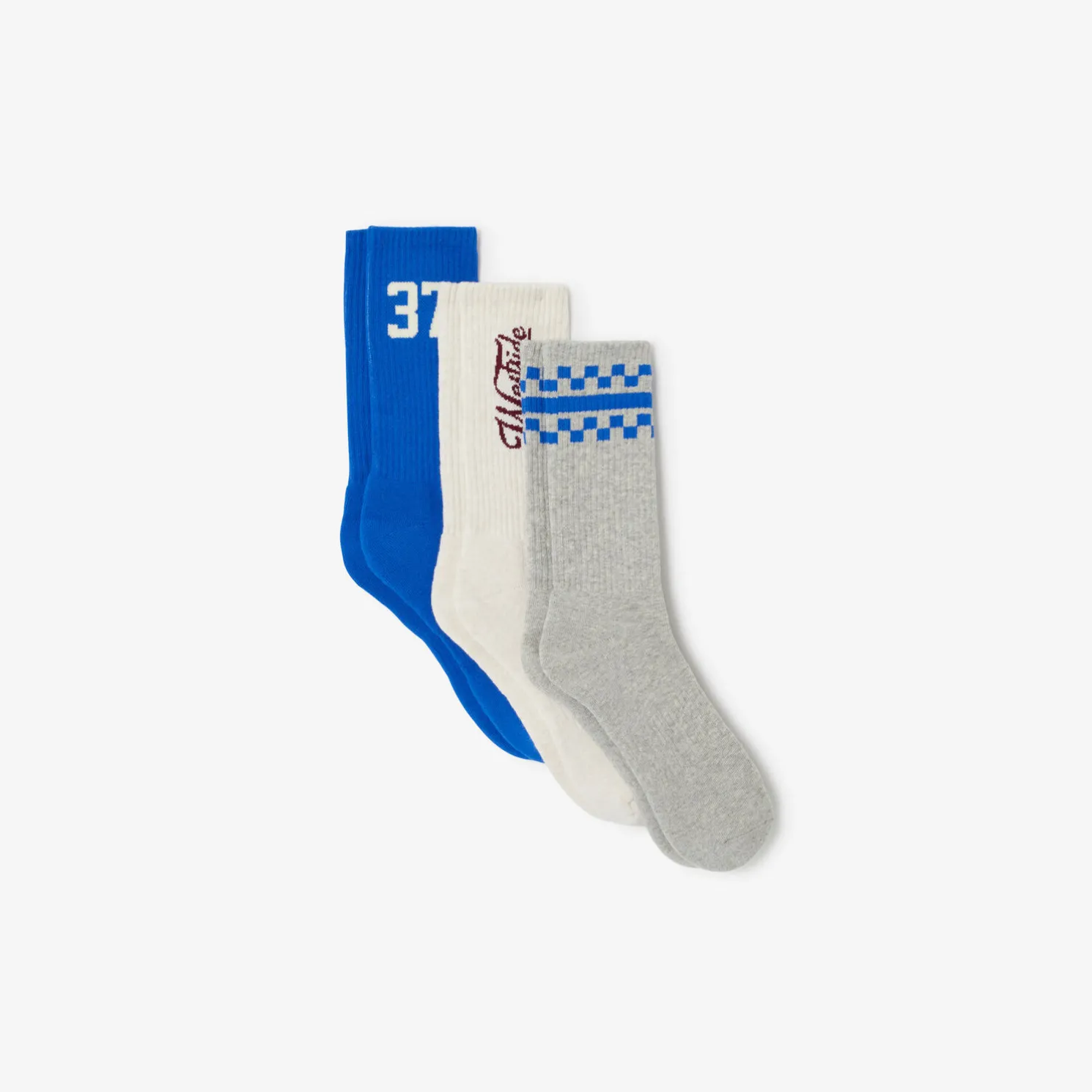 Box van 3 paar hoge sportsokken