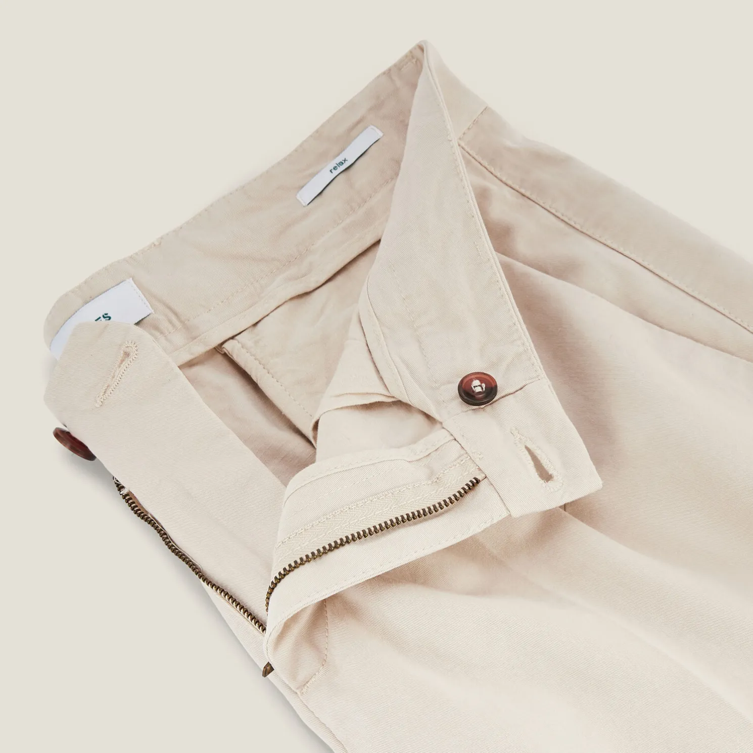 Broek met rechte pijpen