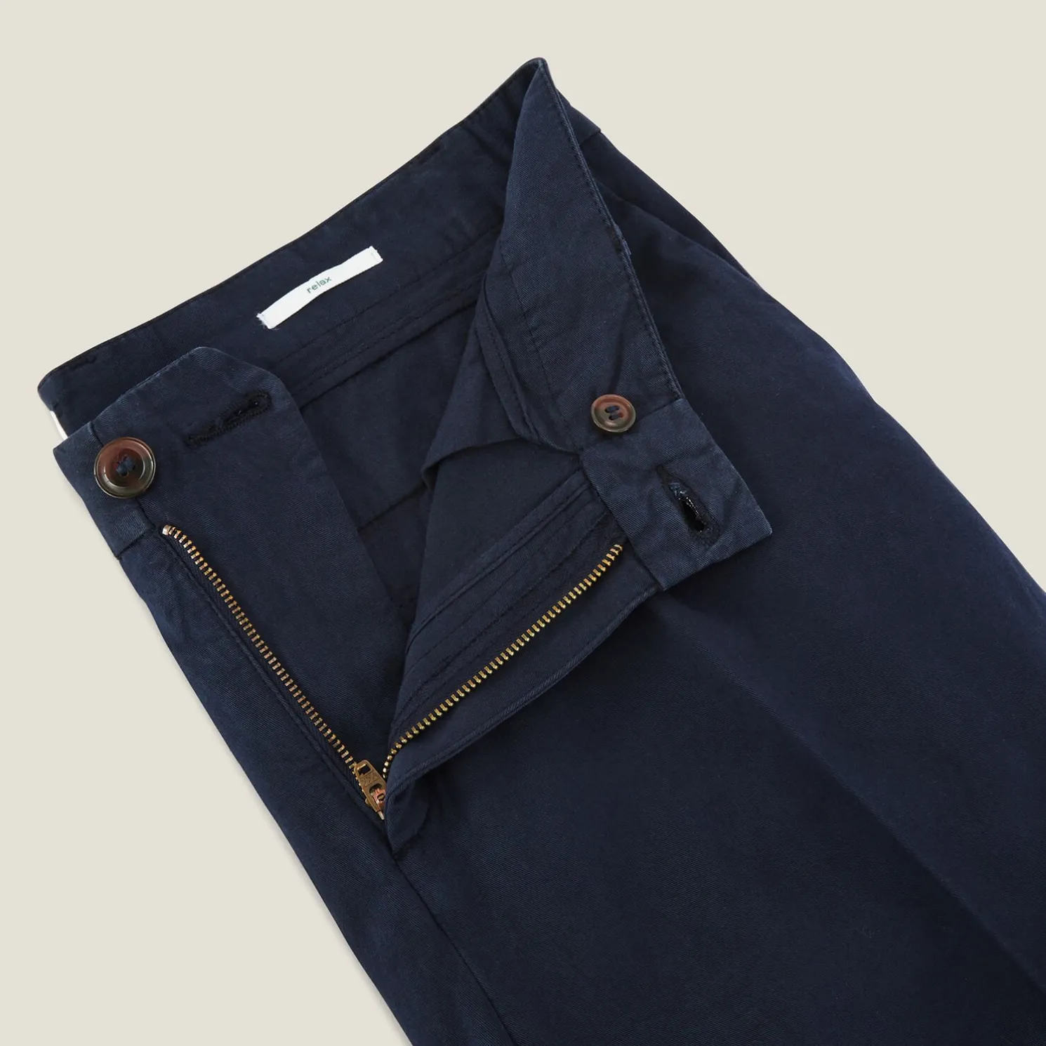 Broek met rechte pijpen