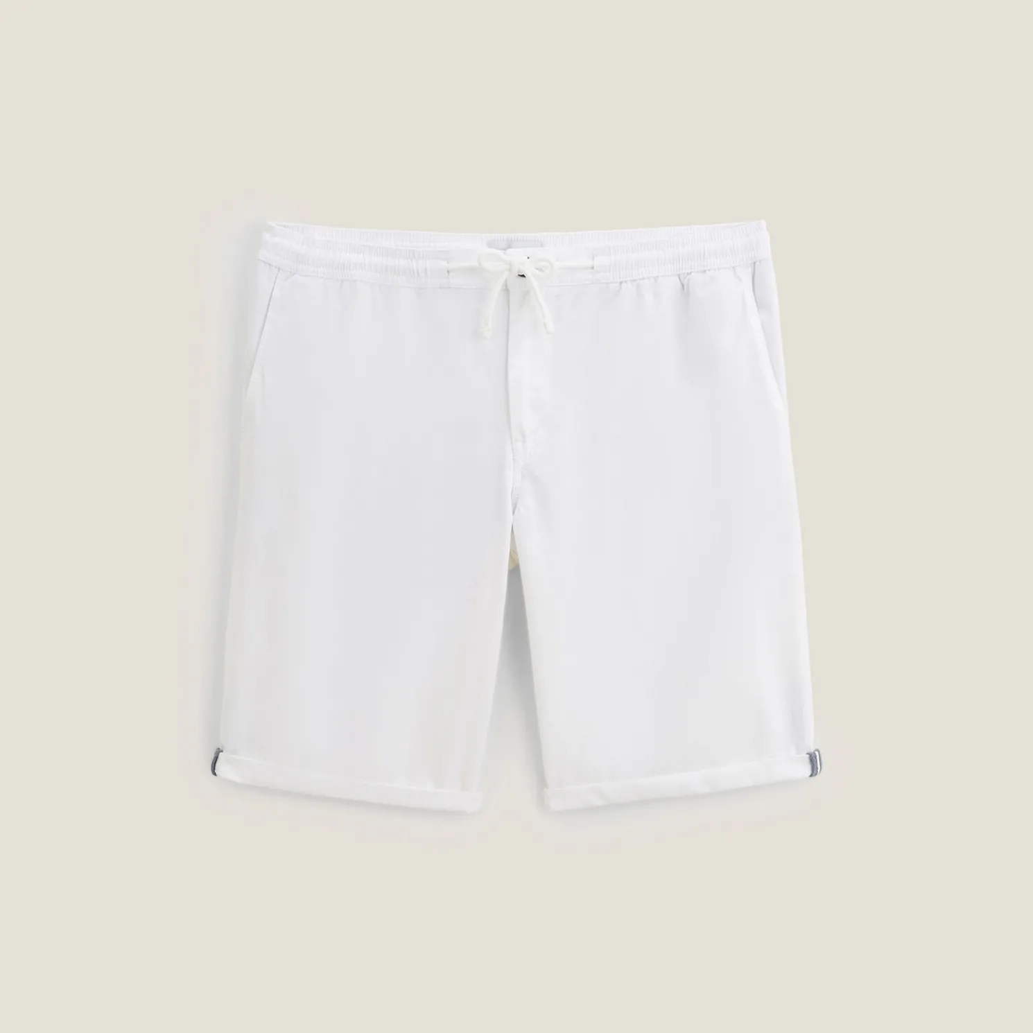 Chinobermuda met elastische taille