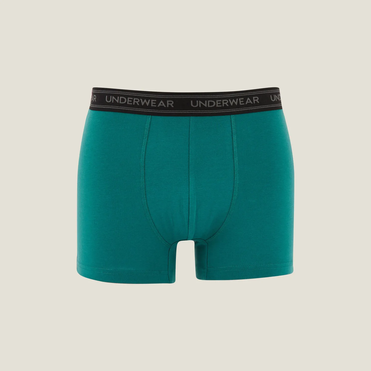 Effen boxer in biokatoen