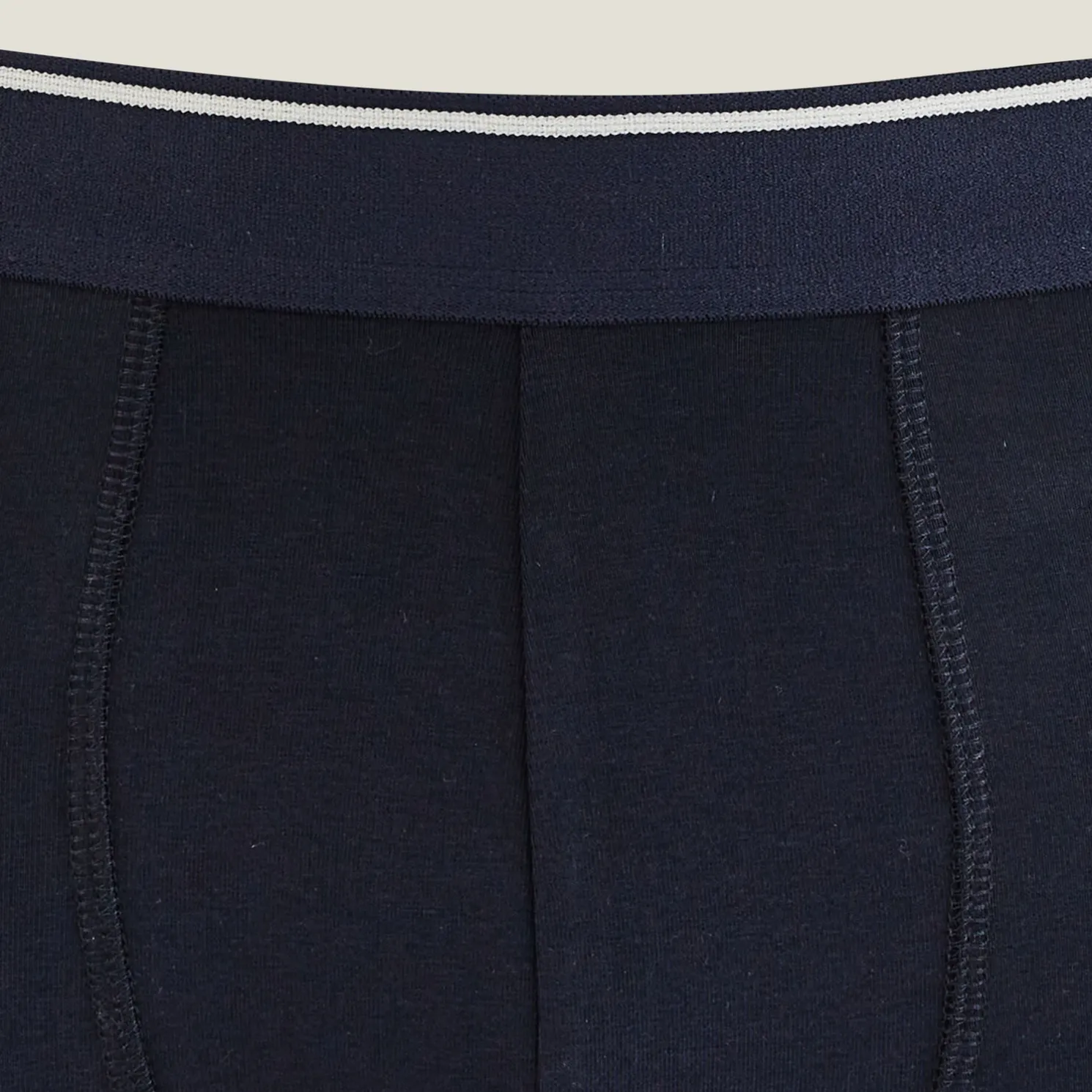 Effen boxer in biokatoen