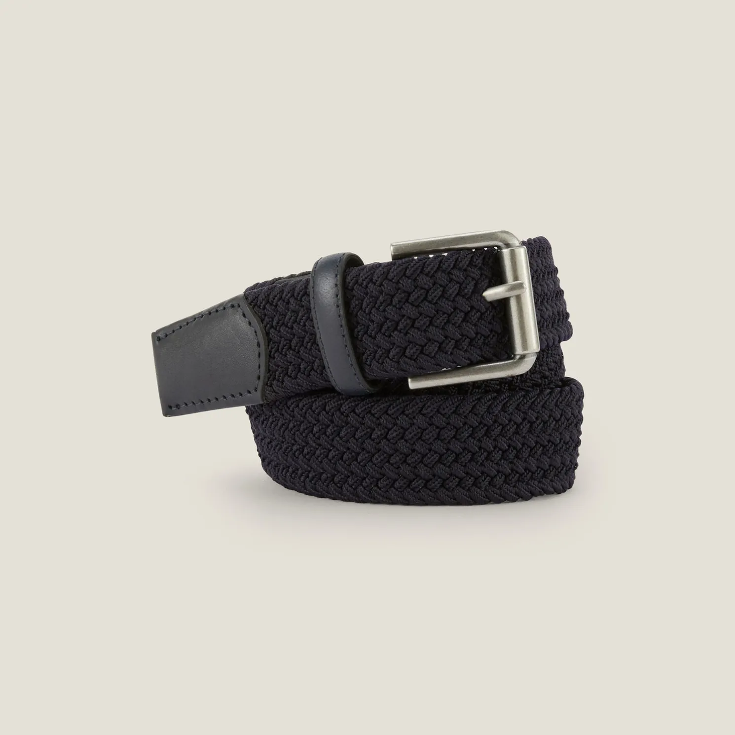 Elastische riem met rolgesp