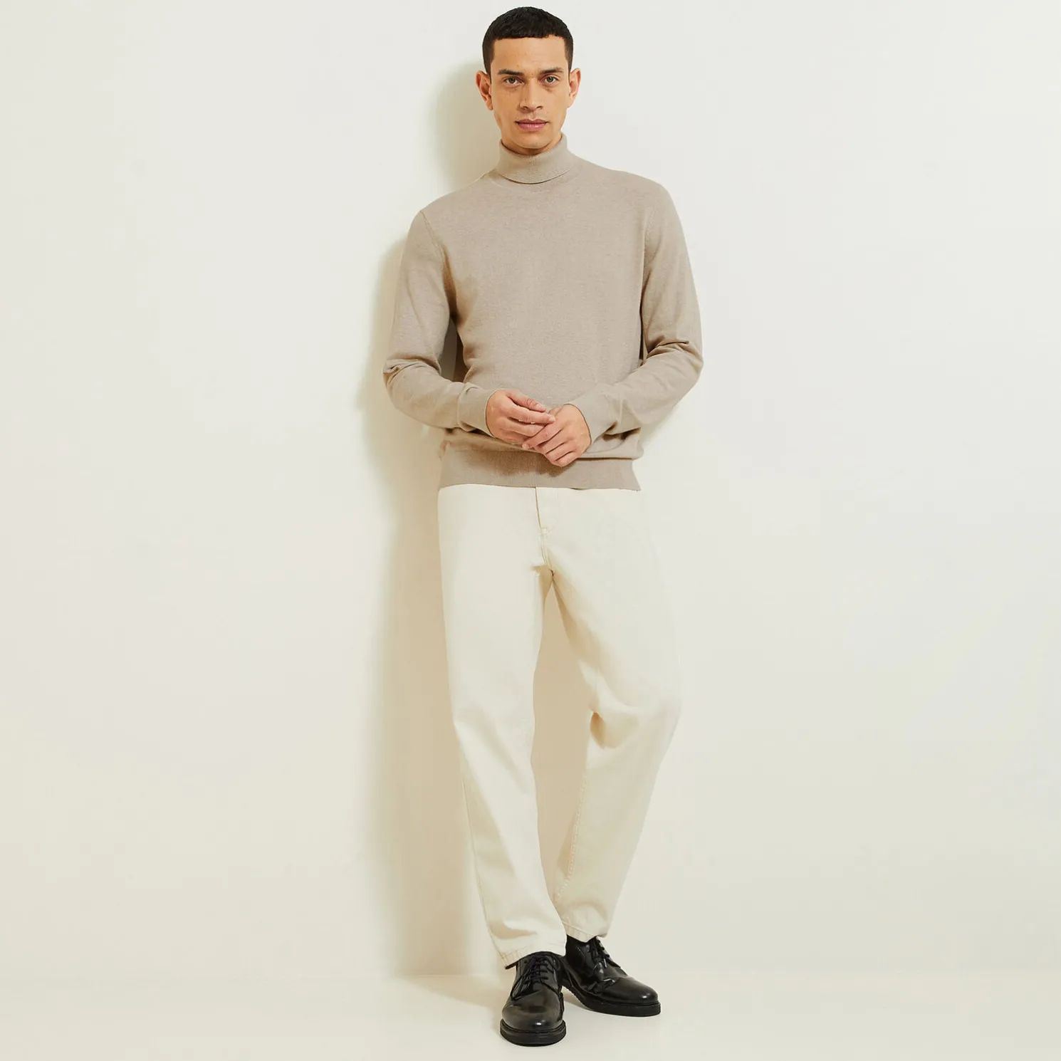 Essentiële trui met rolkraag