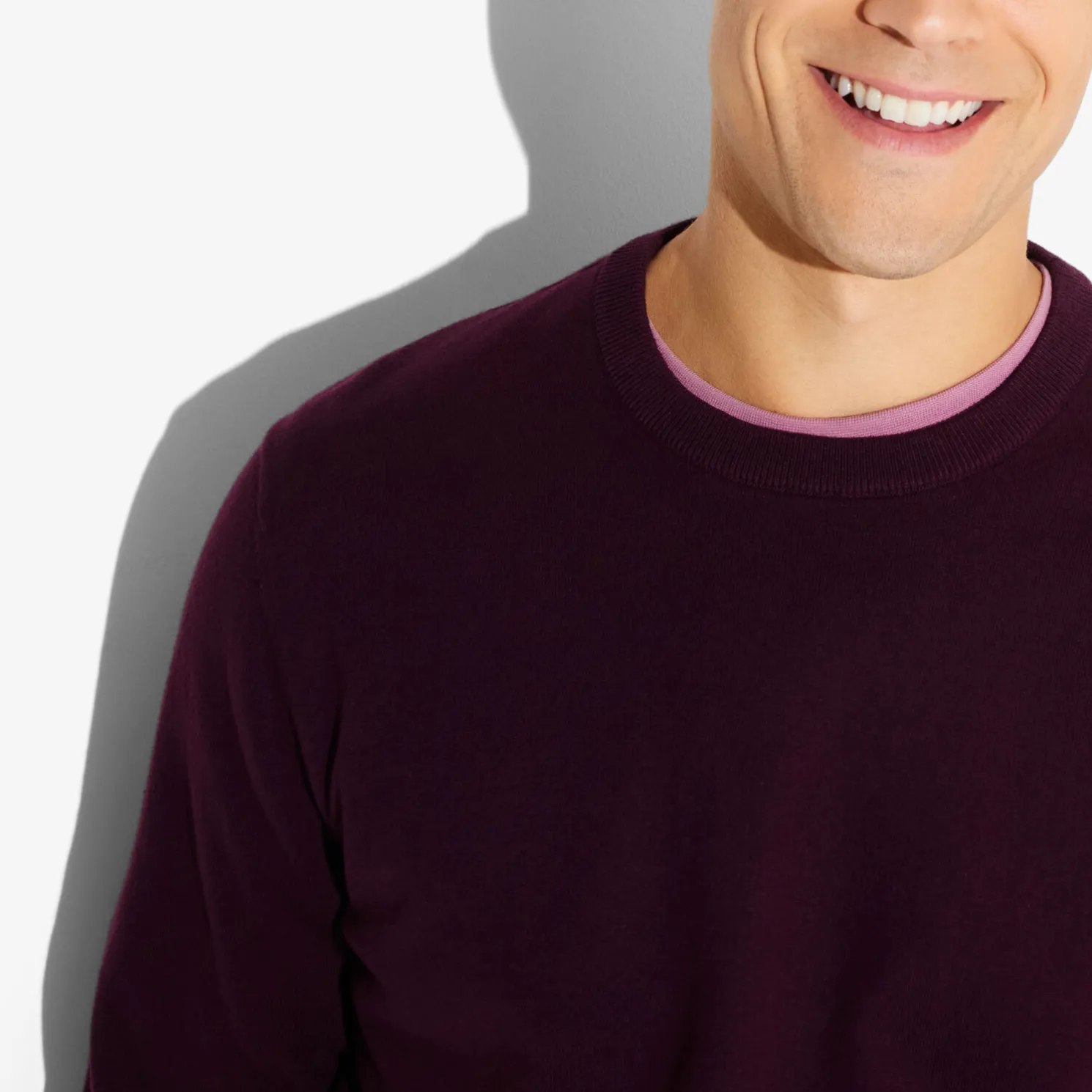 Essentiële trui met ronde hals