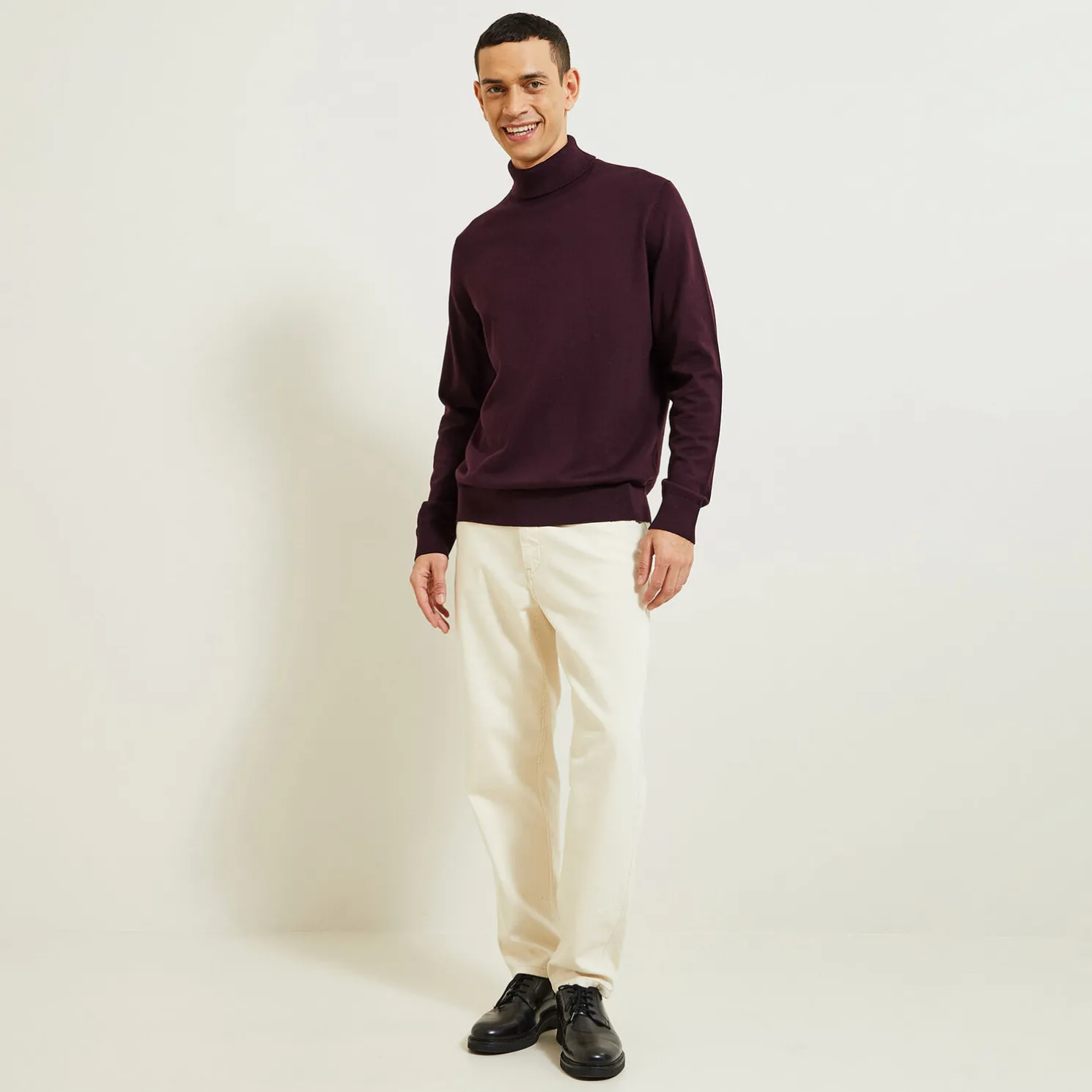 Essentiële trui met rolkraag