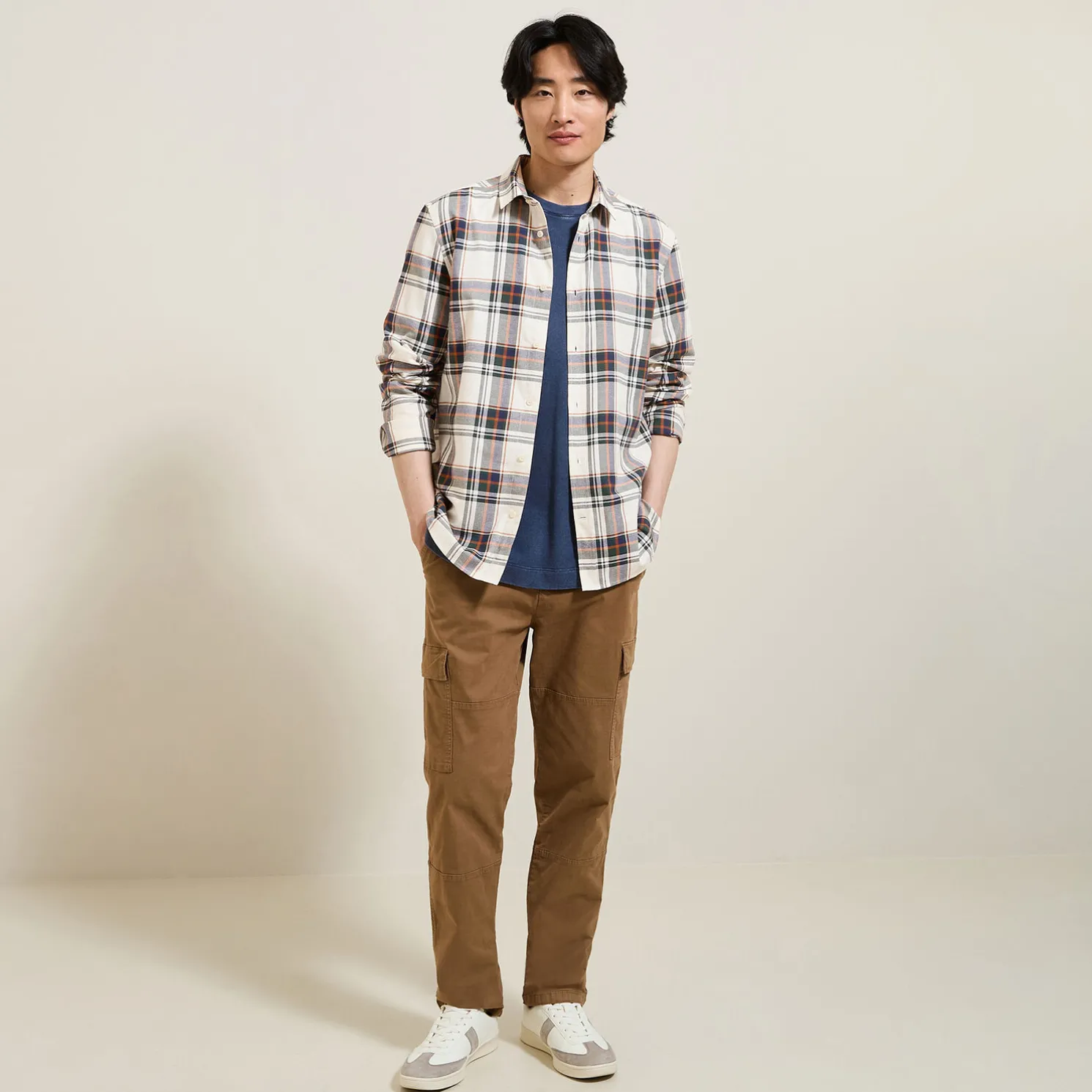 Geruit flanellen overhemd