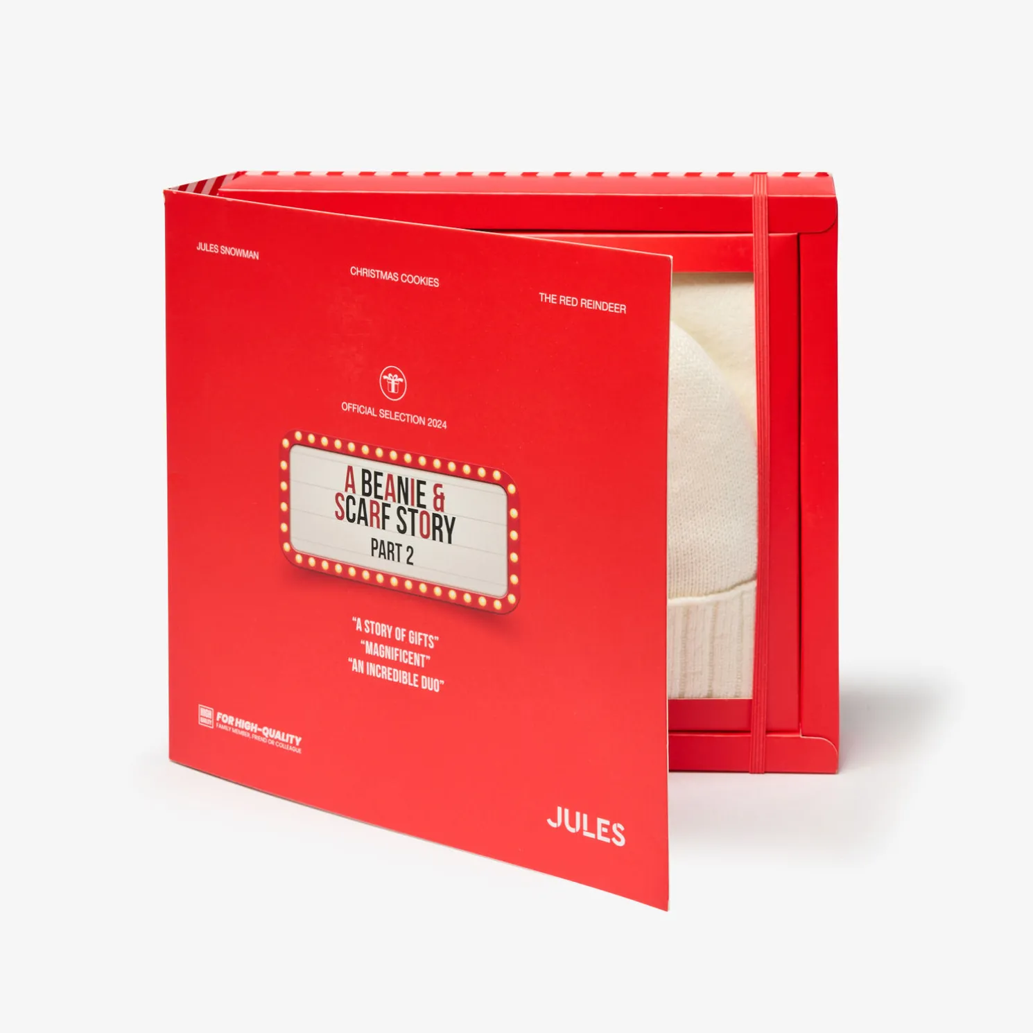 Geschenkbox Engelse versie muts en sjaal