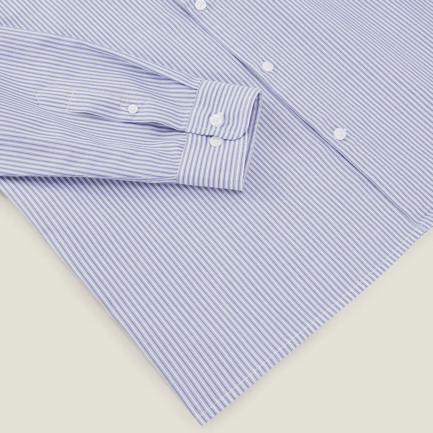 Gestreept hemd in katoen