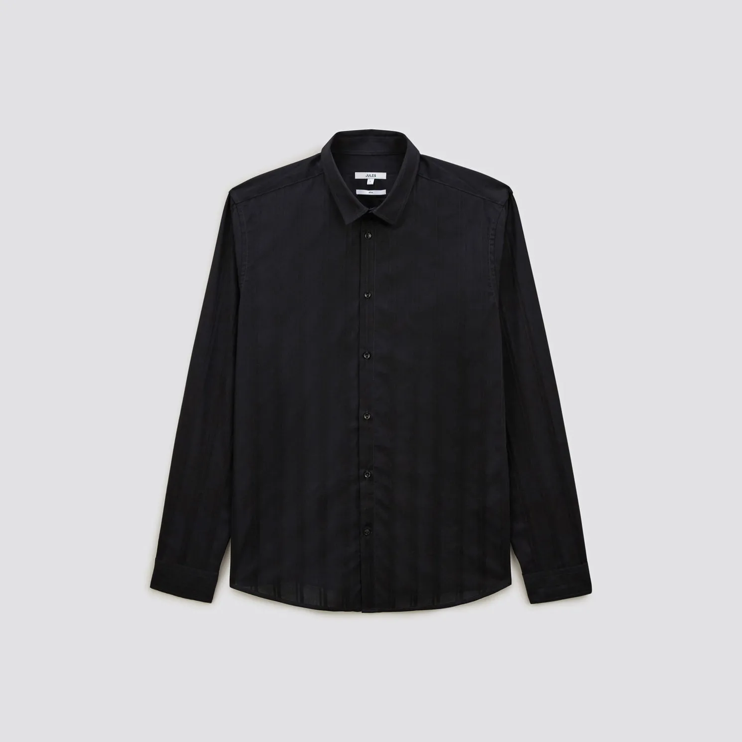 Gestreept hemd in satijnkatoen