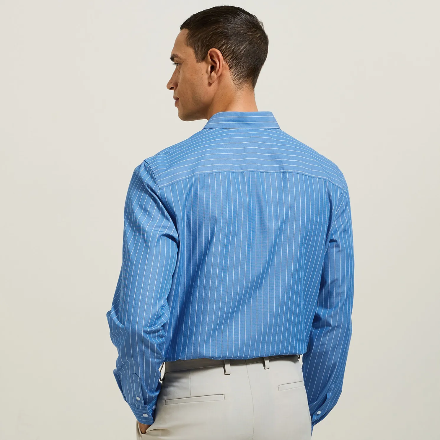 Gestreept katoenen overhemd