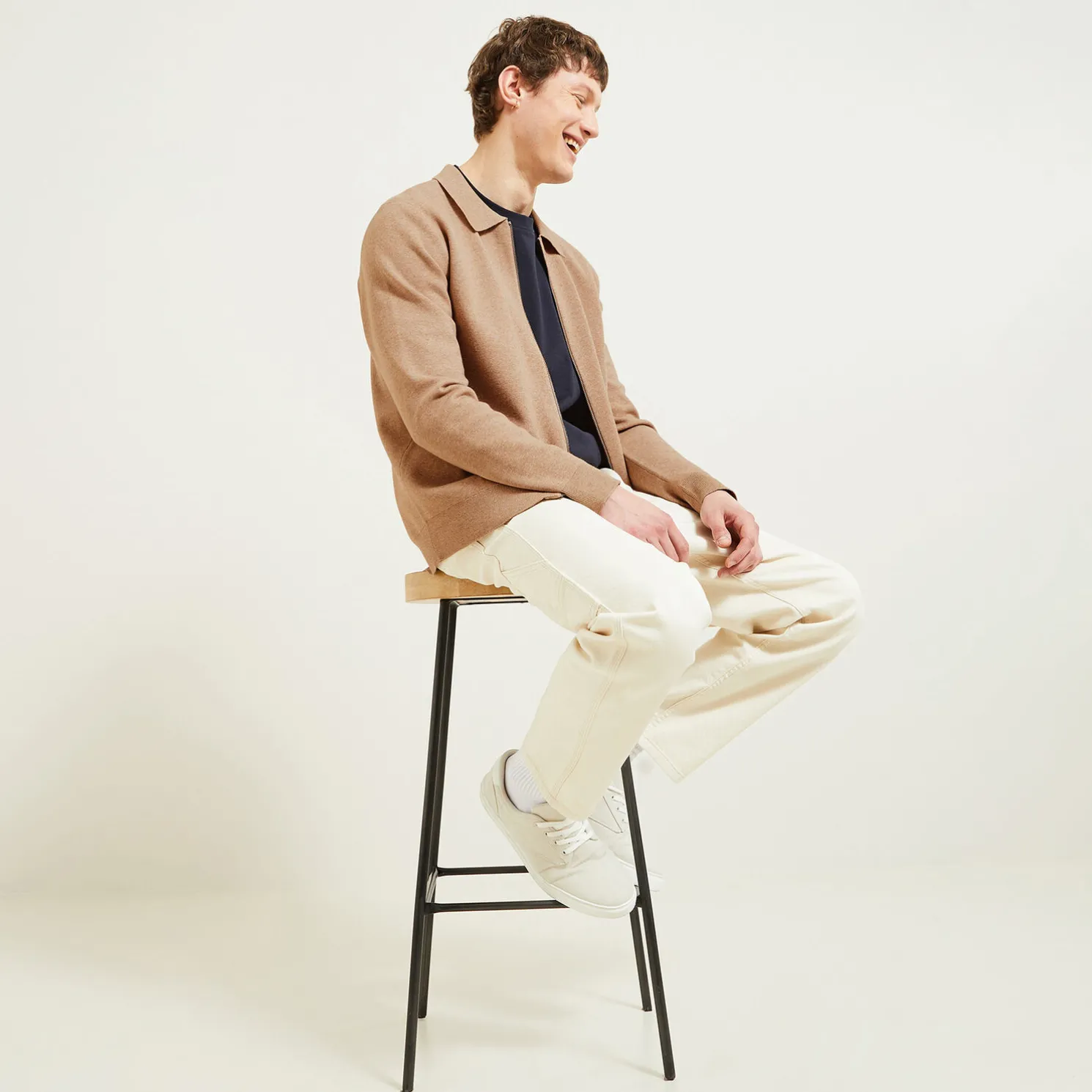 Giletvestje met hemdskraag