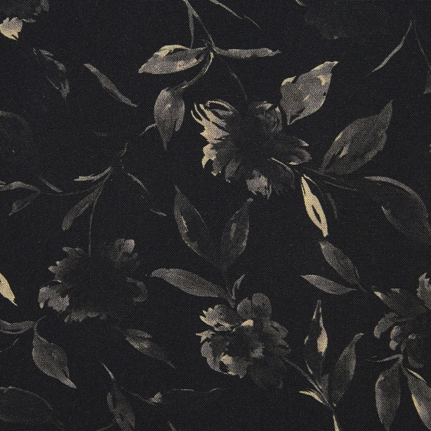 Hemd in viscose met bloemenprint