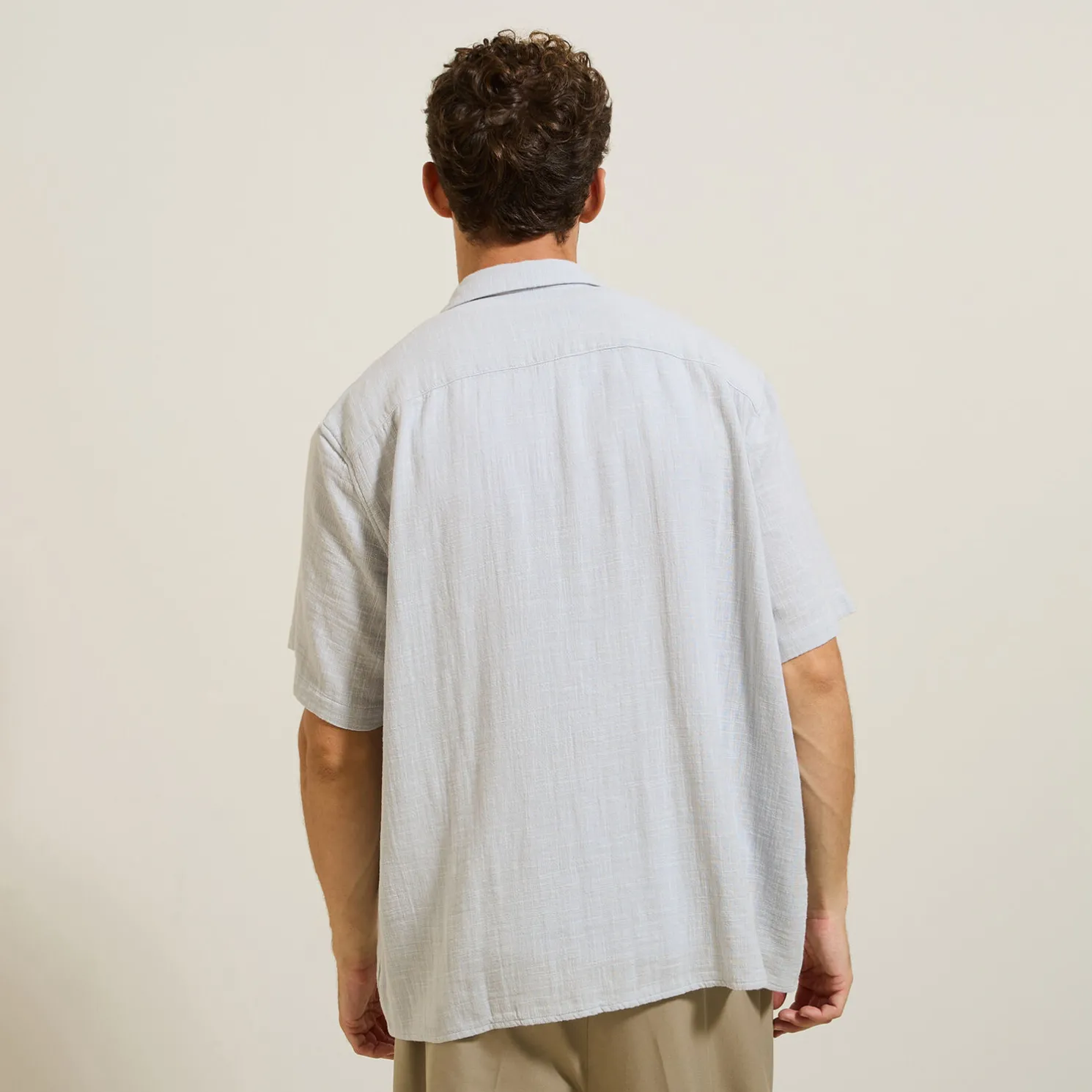 Hemdje in geweven katoengaas