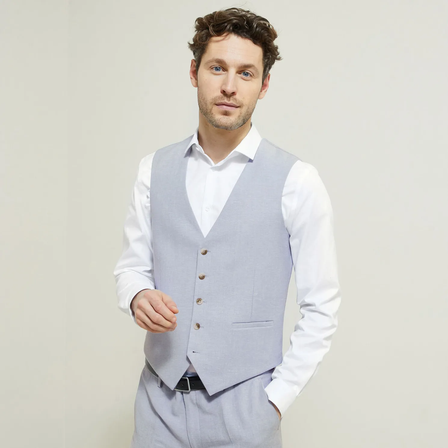 Het pakket slim kostuum - Blauw