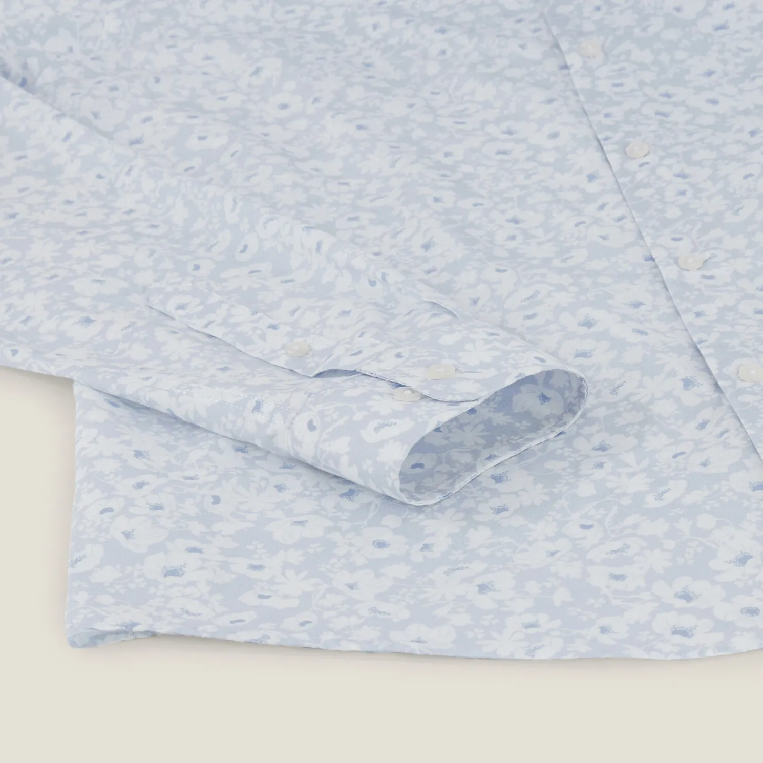 Katoenen hemd met bloemenprint