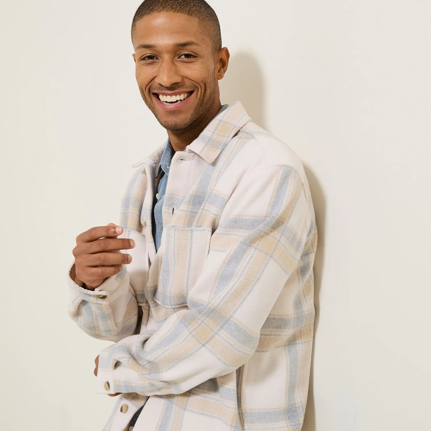 Katoenen overhemd met ruitjes