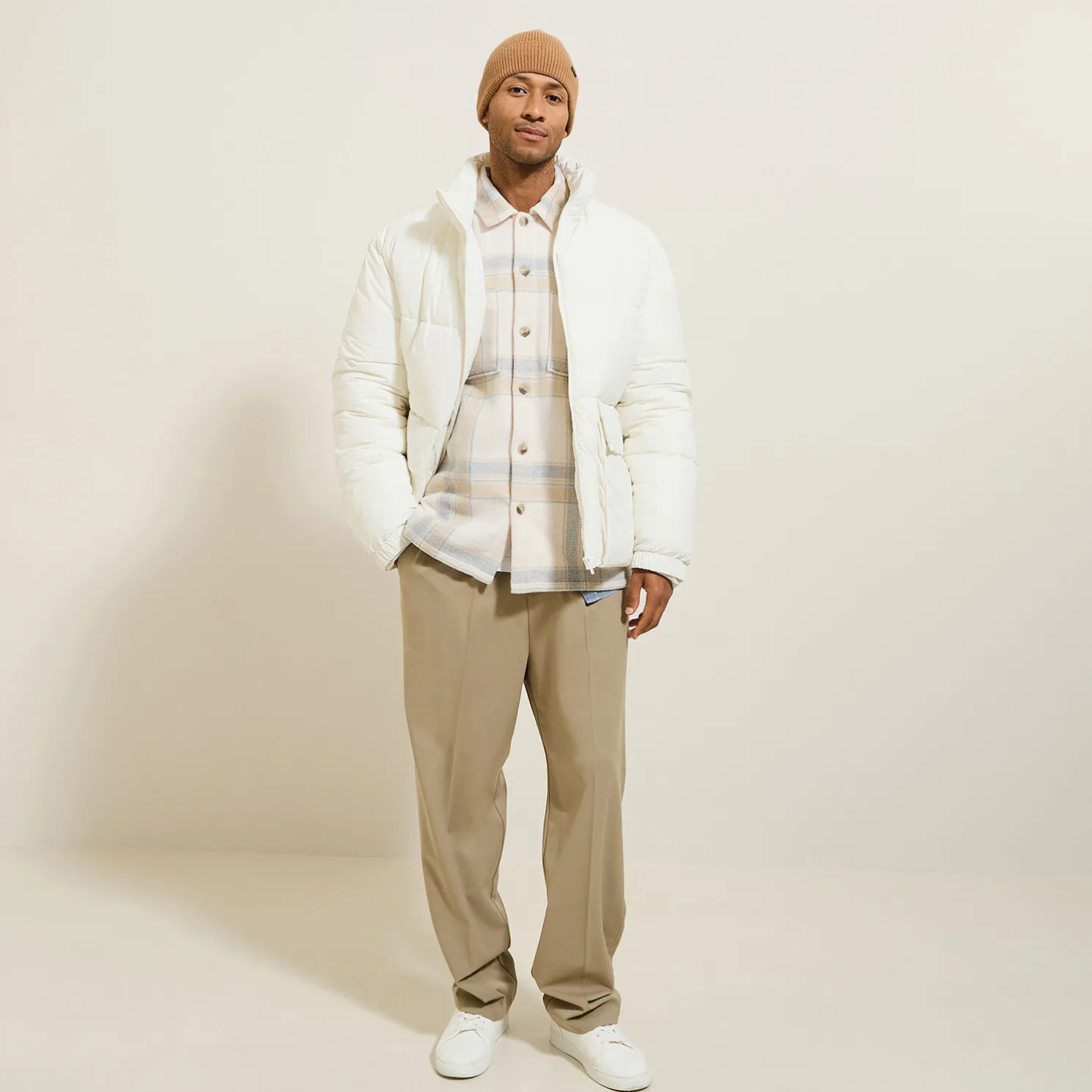 Katoenen overhemd met ruitjes