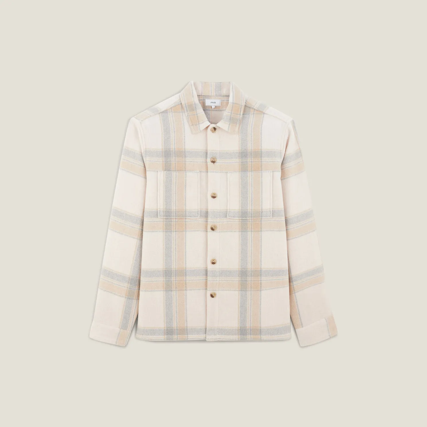 Katoenen overhemd met ruitjes