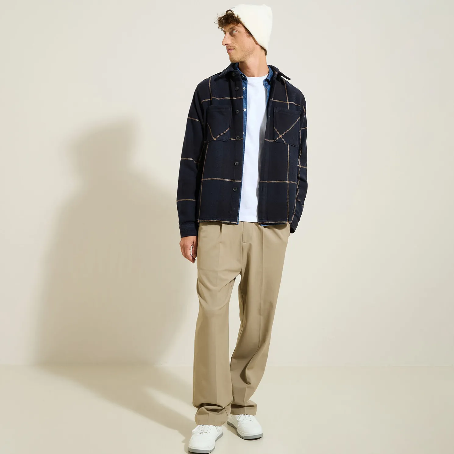 Katoenen overhemd met ruitjes