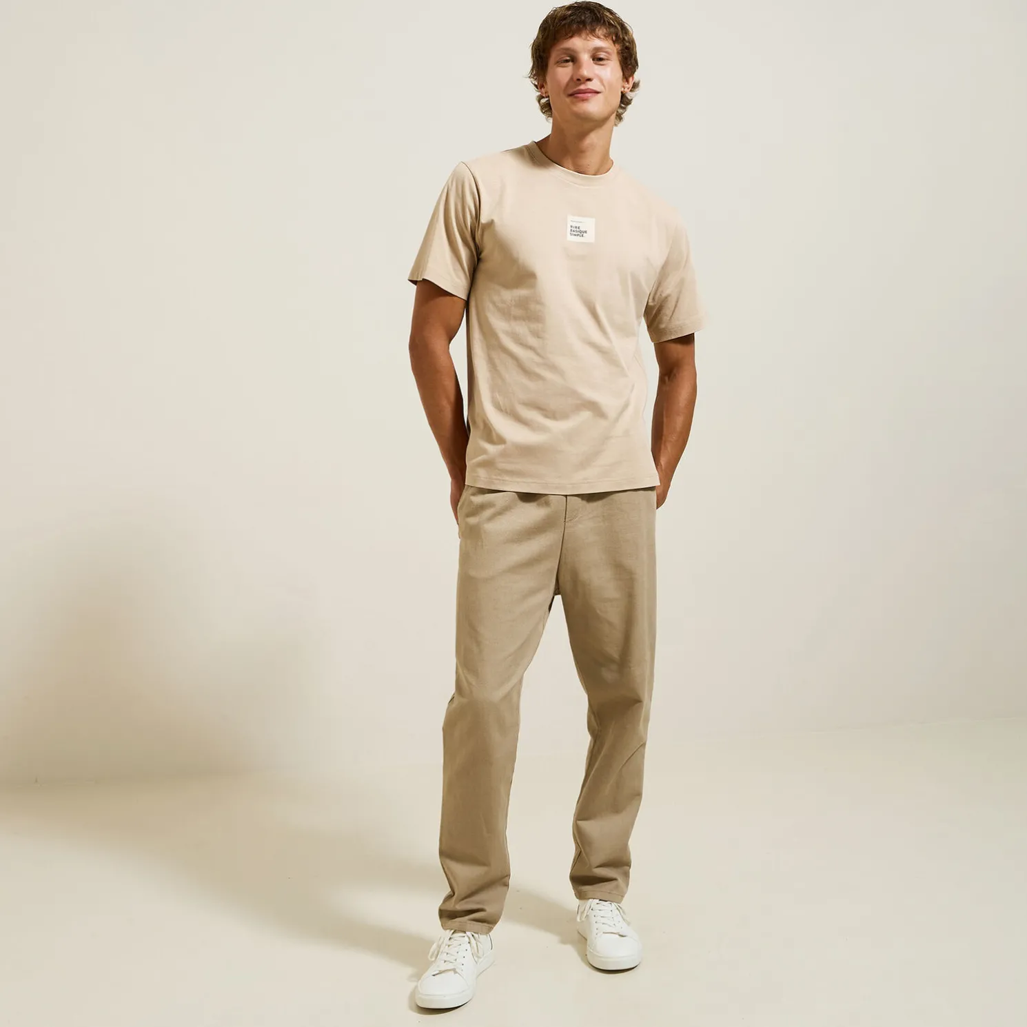 Kerst-T-shirt met ronde hals