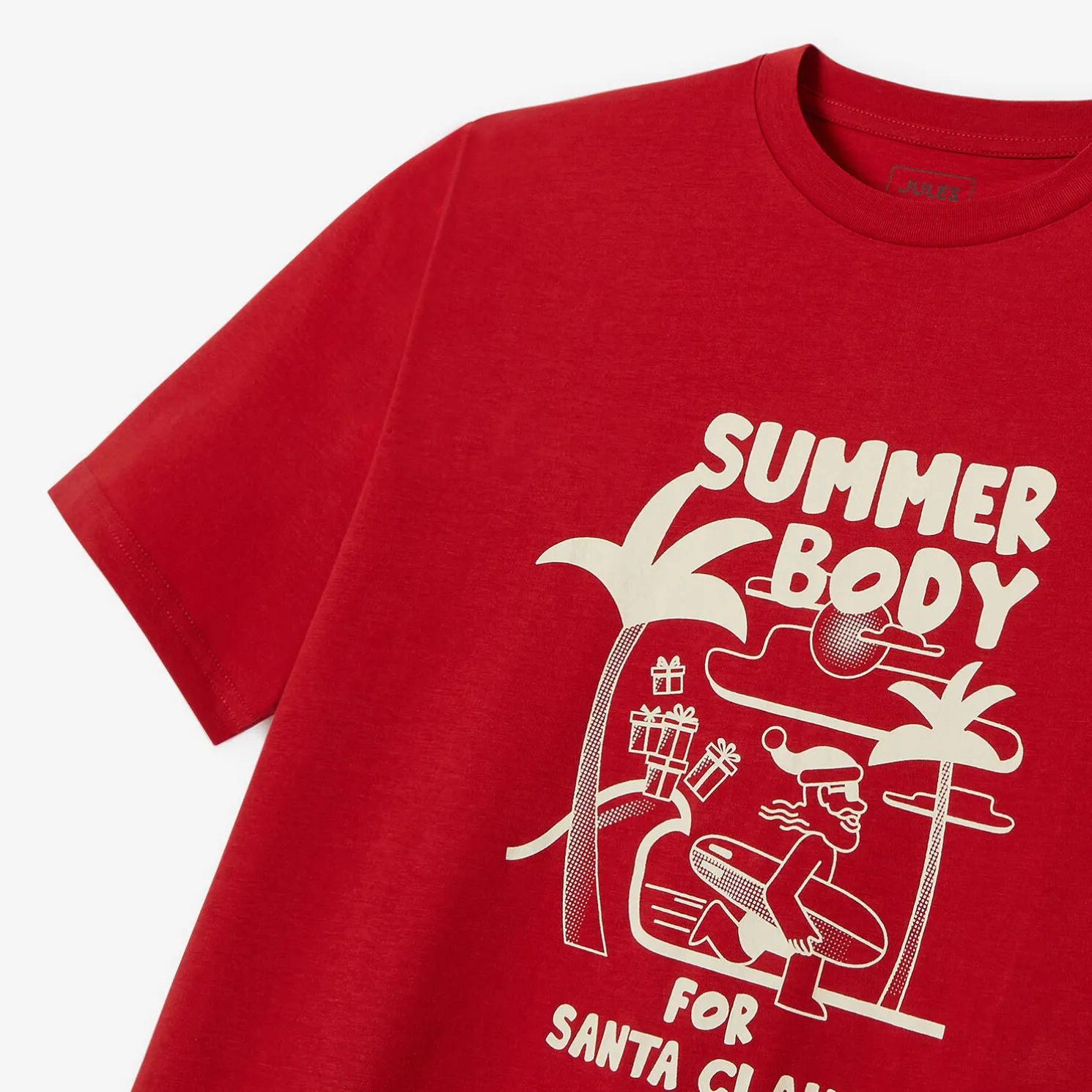 Kerst-T-shirt met ronde hals