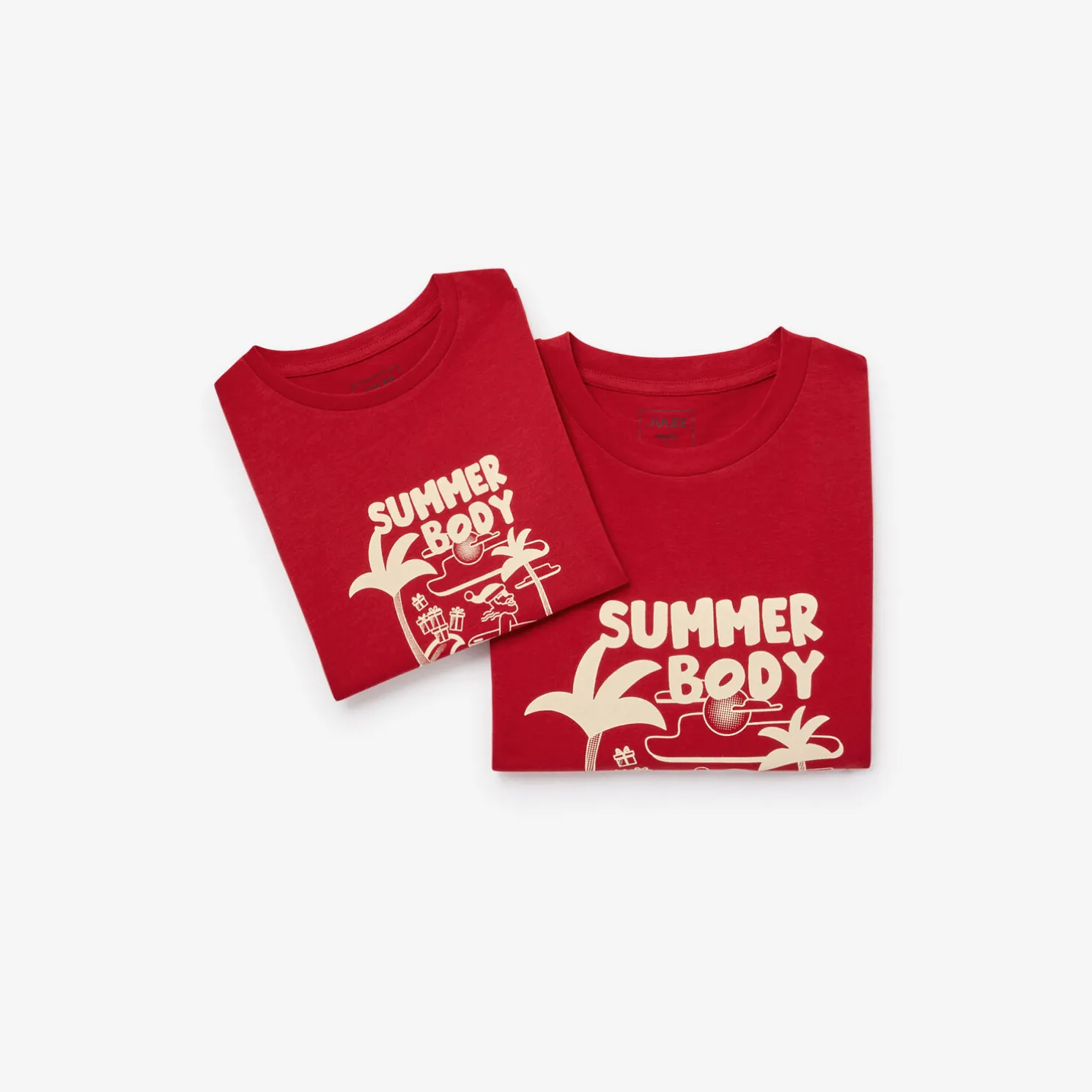 Kerst-T-shirt met ronde hals