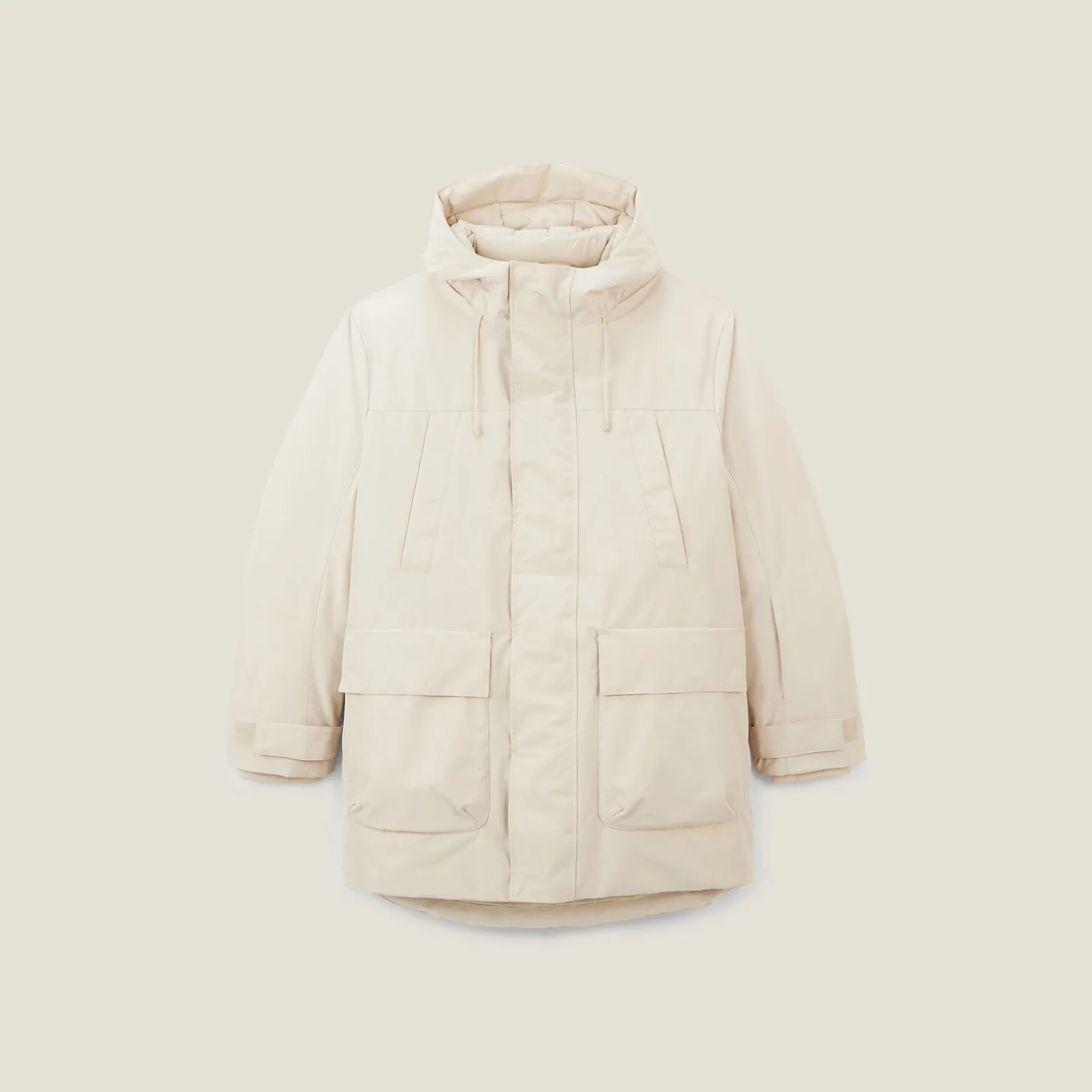 Lange waterafstotende winterparka