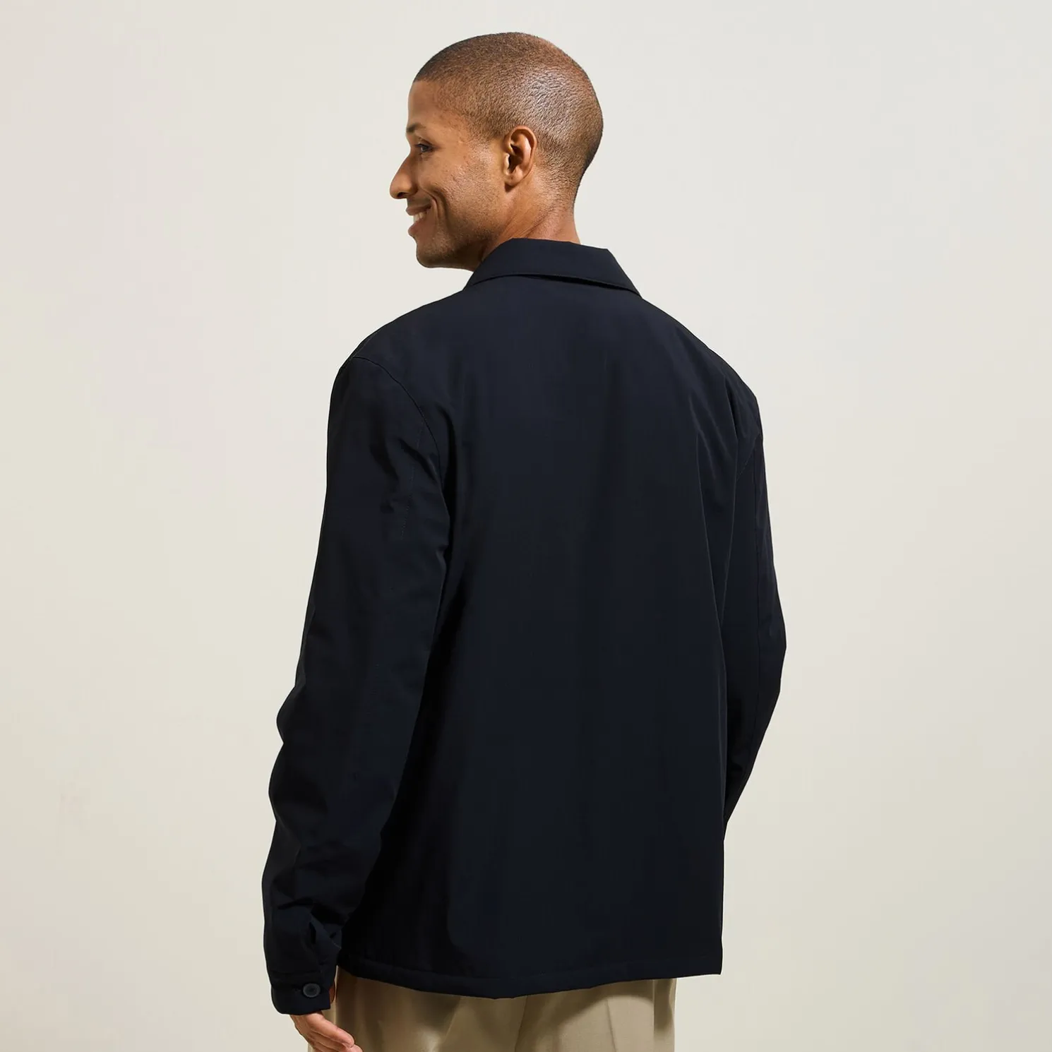 Licht overhemd met vulling