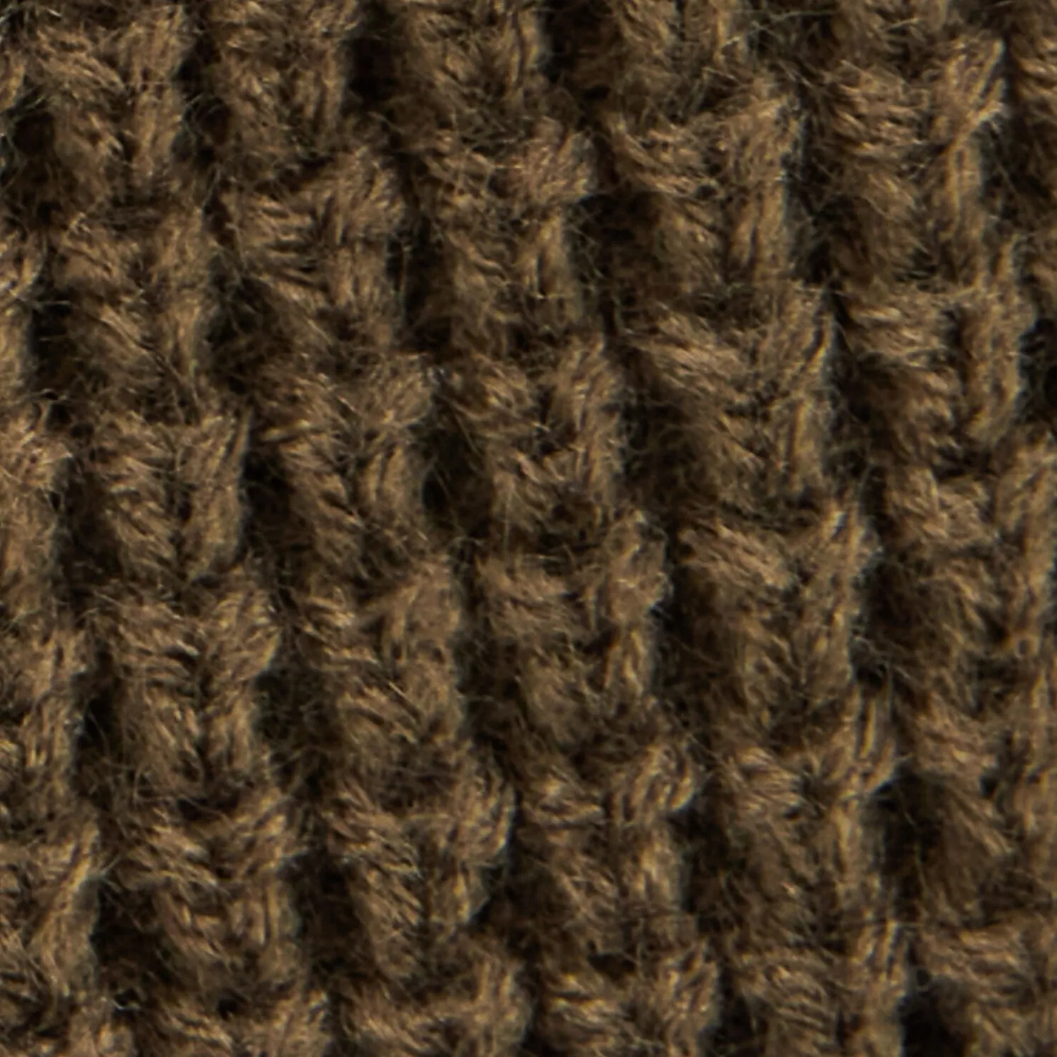 Muts in tricot met fleecebinnenkant