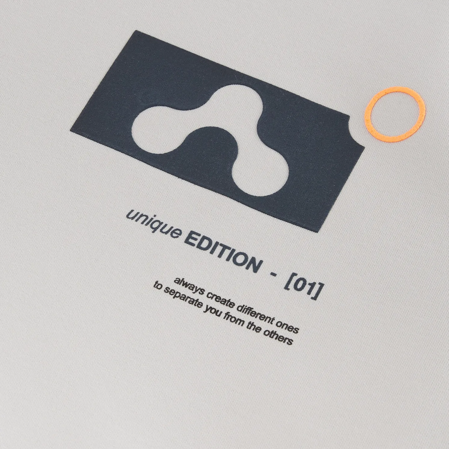 Oversized t-shirt met ronde hals en print