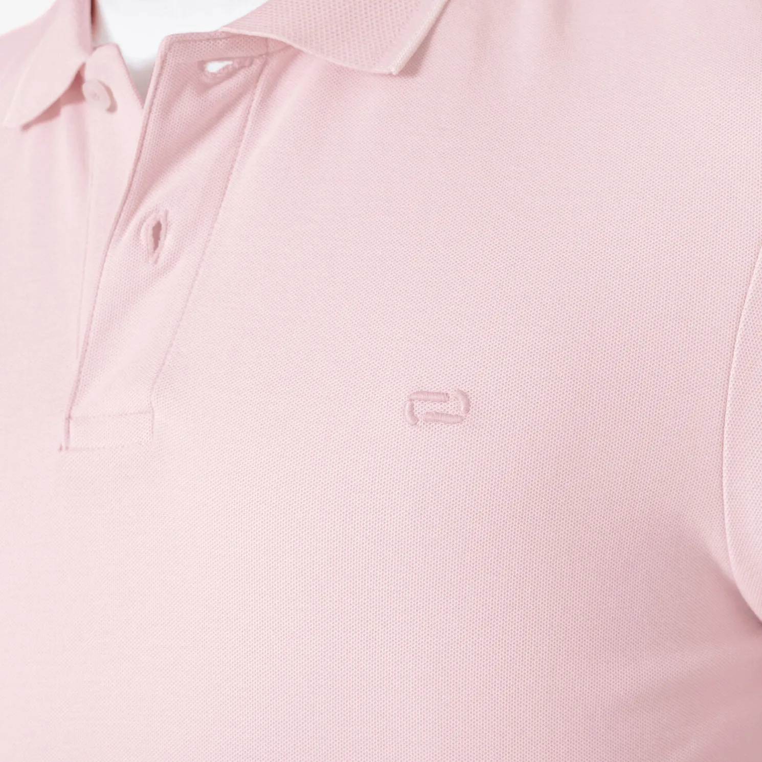 Polo in piquékatoen met korte mouwen