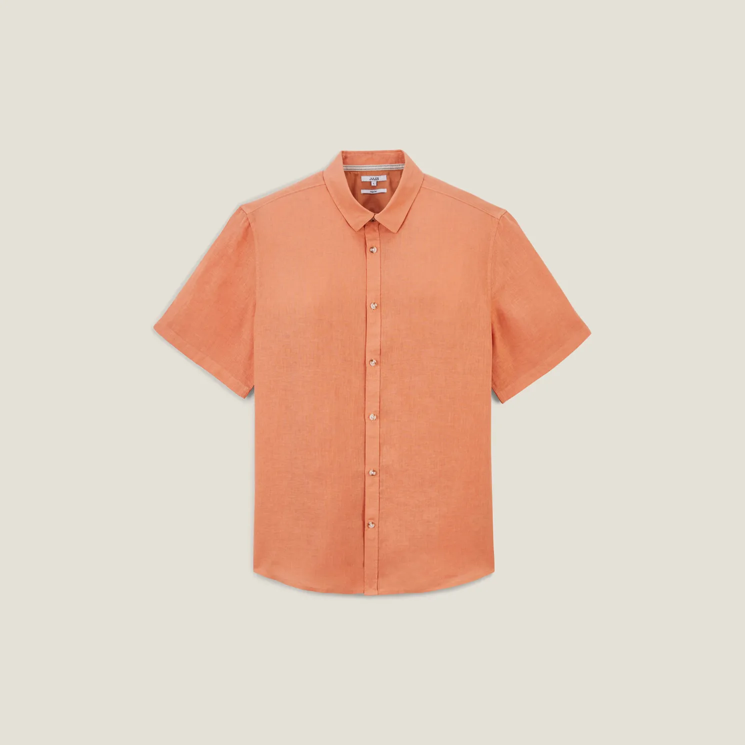 Regular effen hemdje in linnen