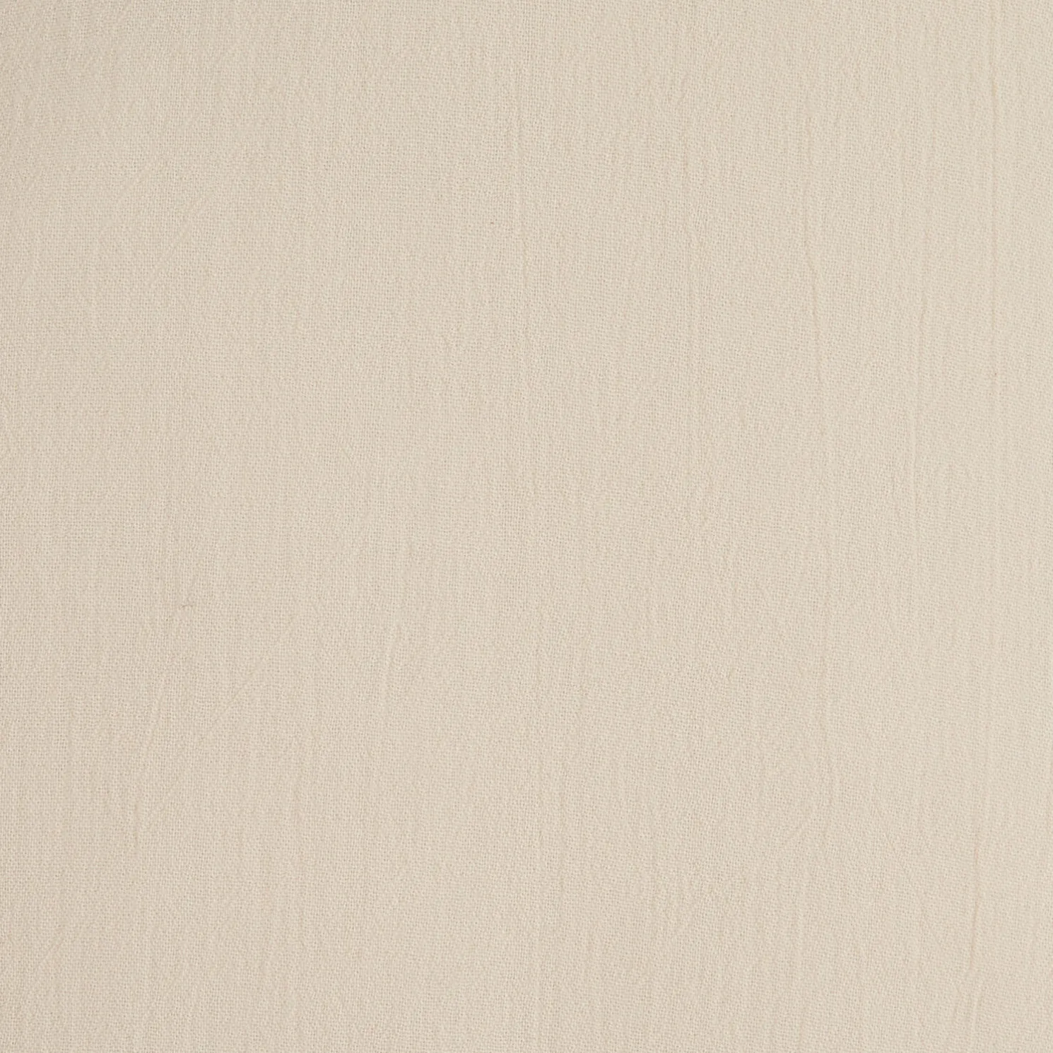 Regular effen hemd in gekreukte stof van katoen en