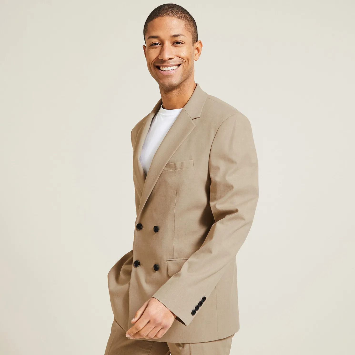 Regular, gekruist vest