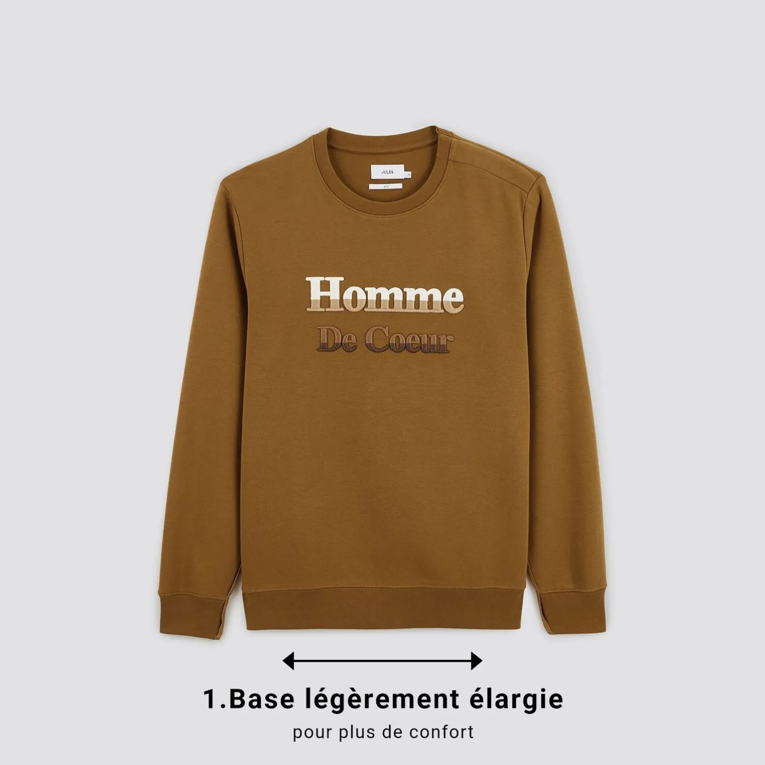 Regular sweater voor personen met beperkte mobilit