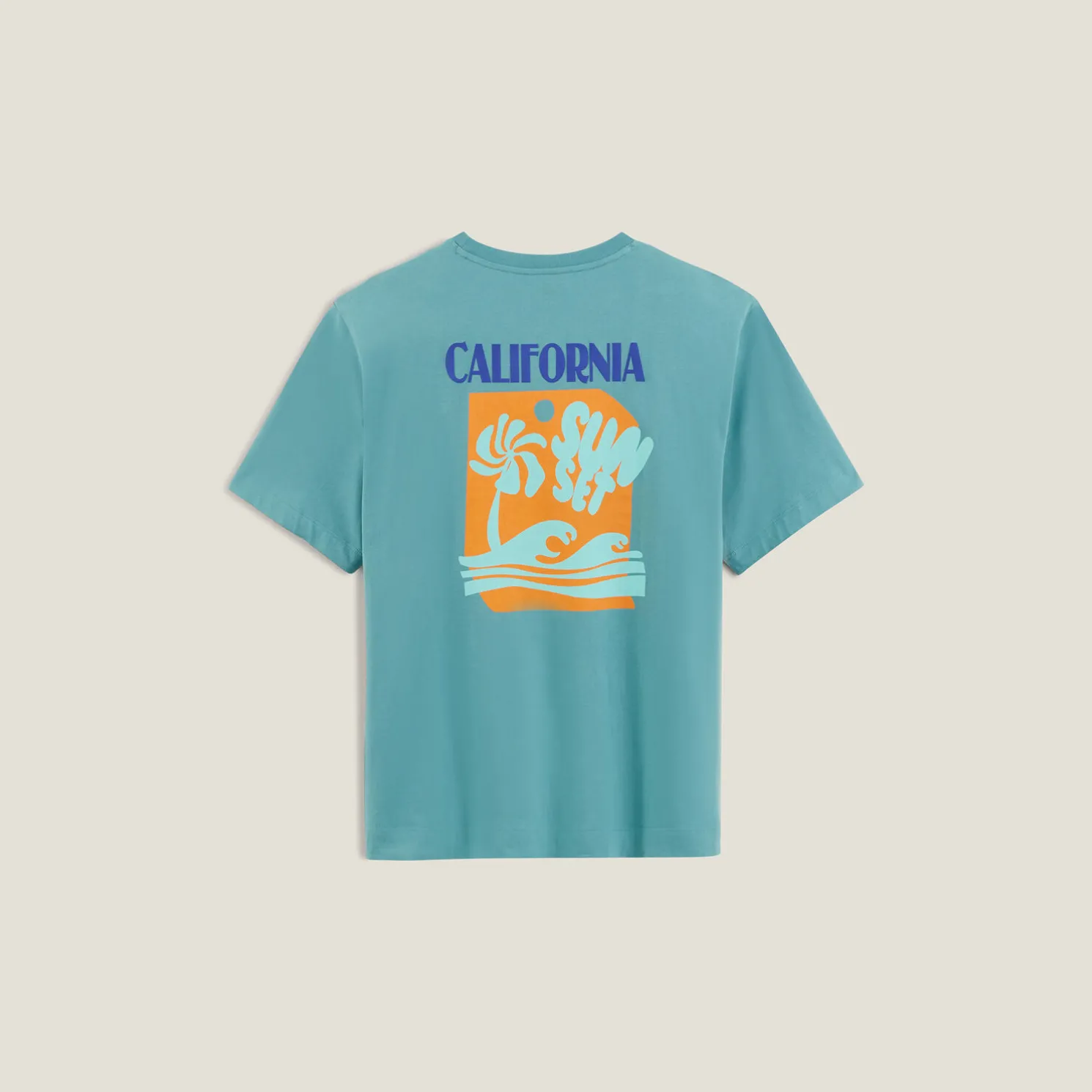 Relax T-shirt met print op voor-en achterkant