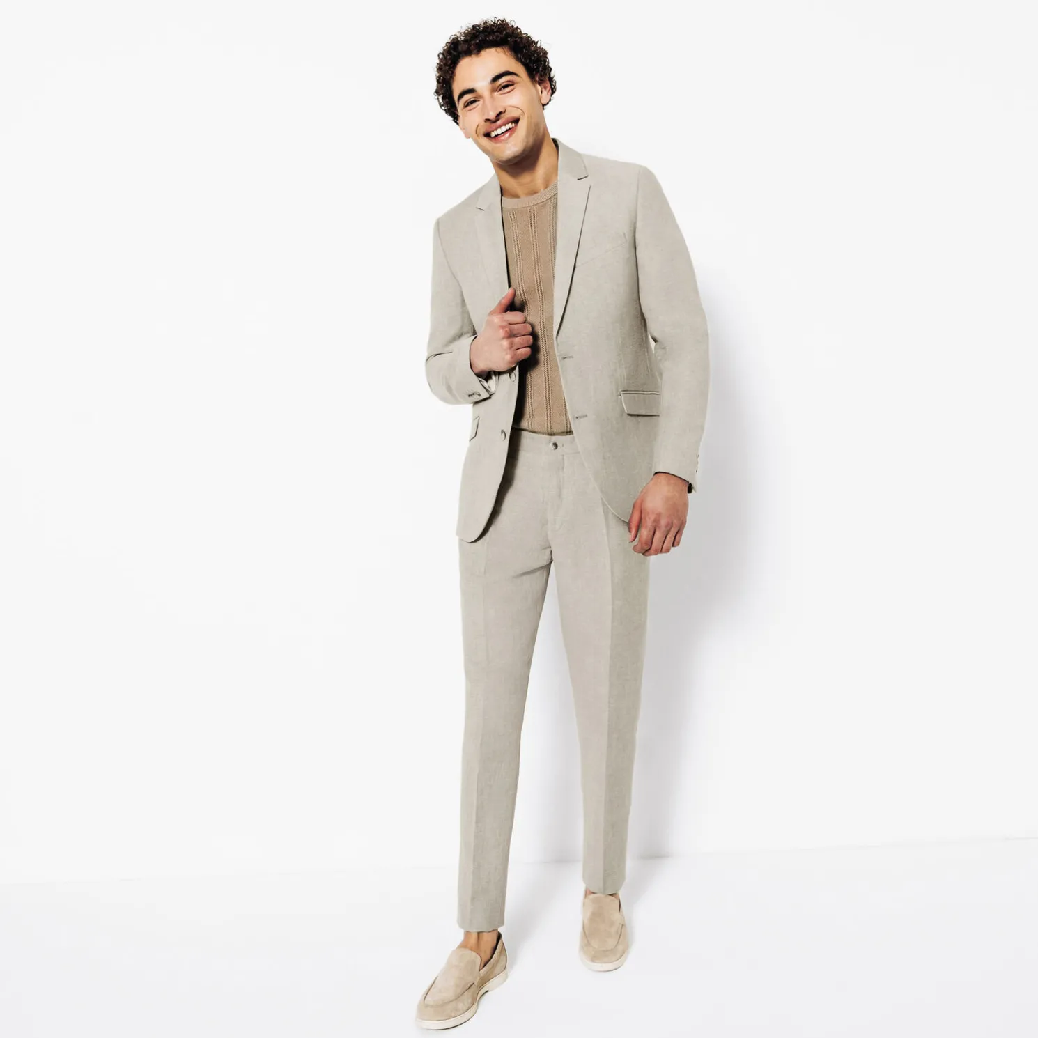 Slim comfortabele kostuumbroek