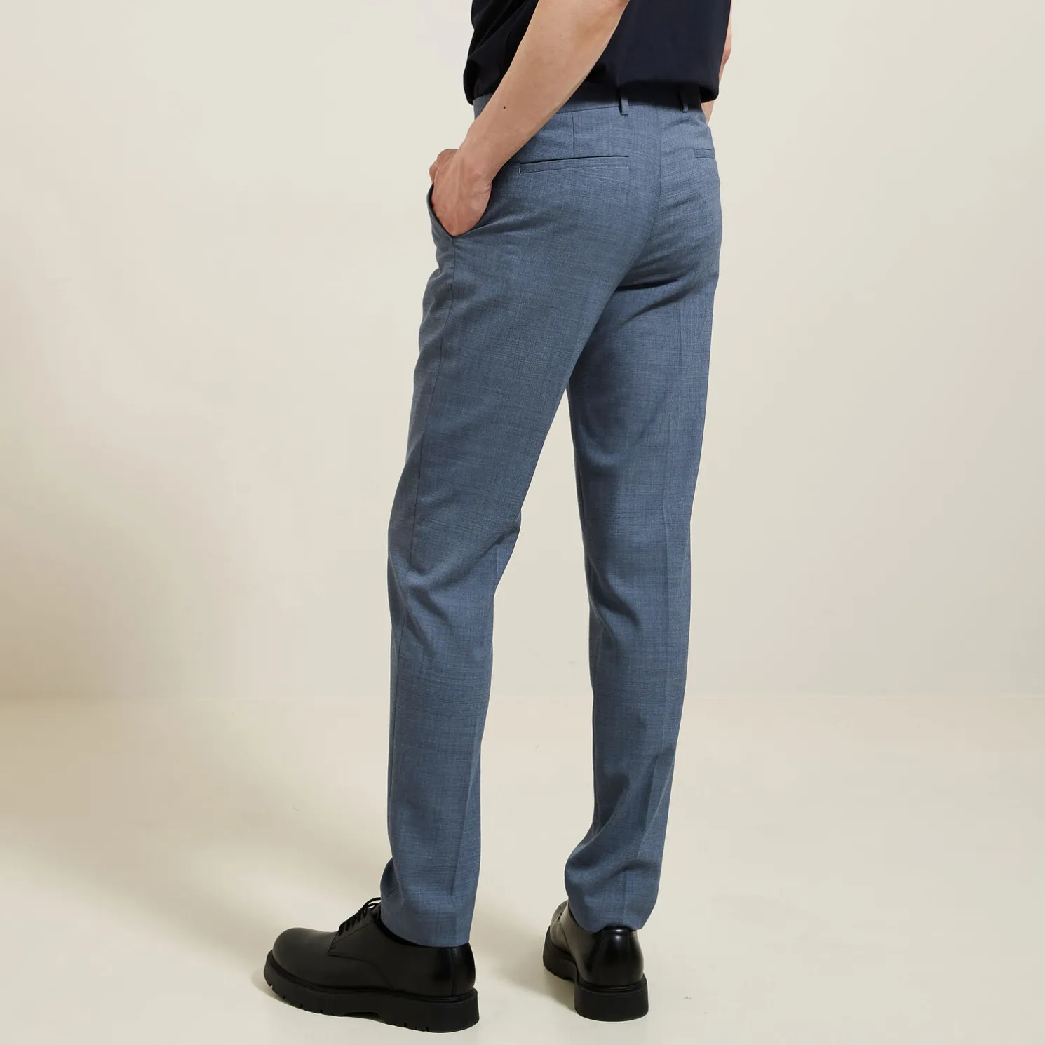Slim fit kostuumbroek