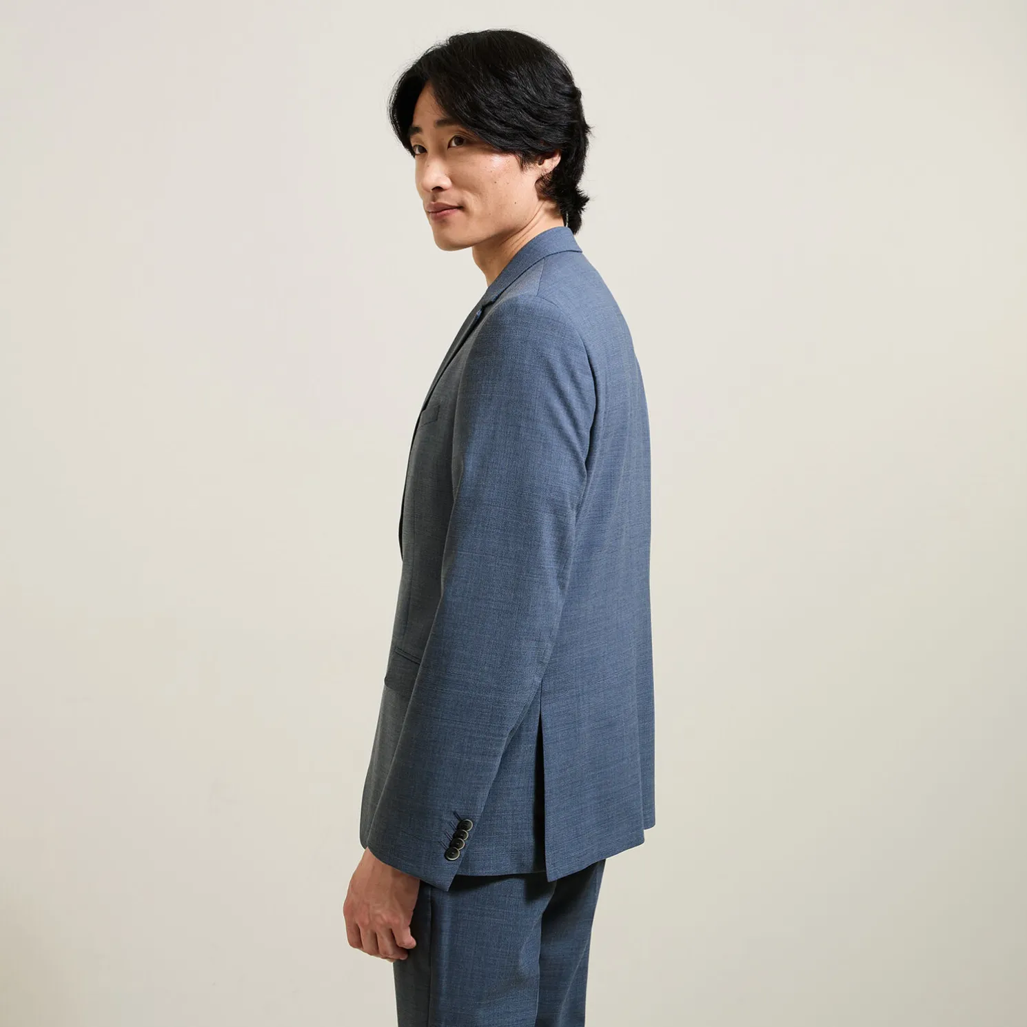 Slim fit kostuumvest