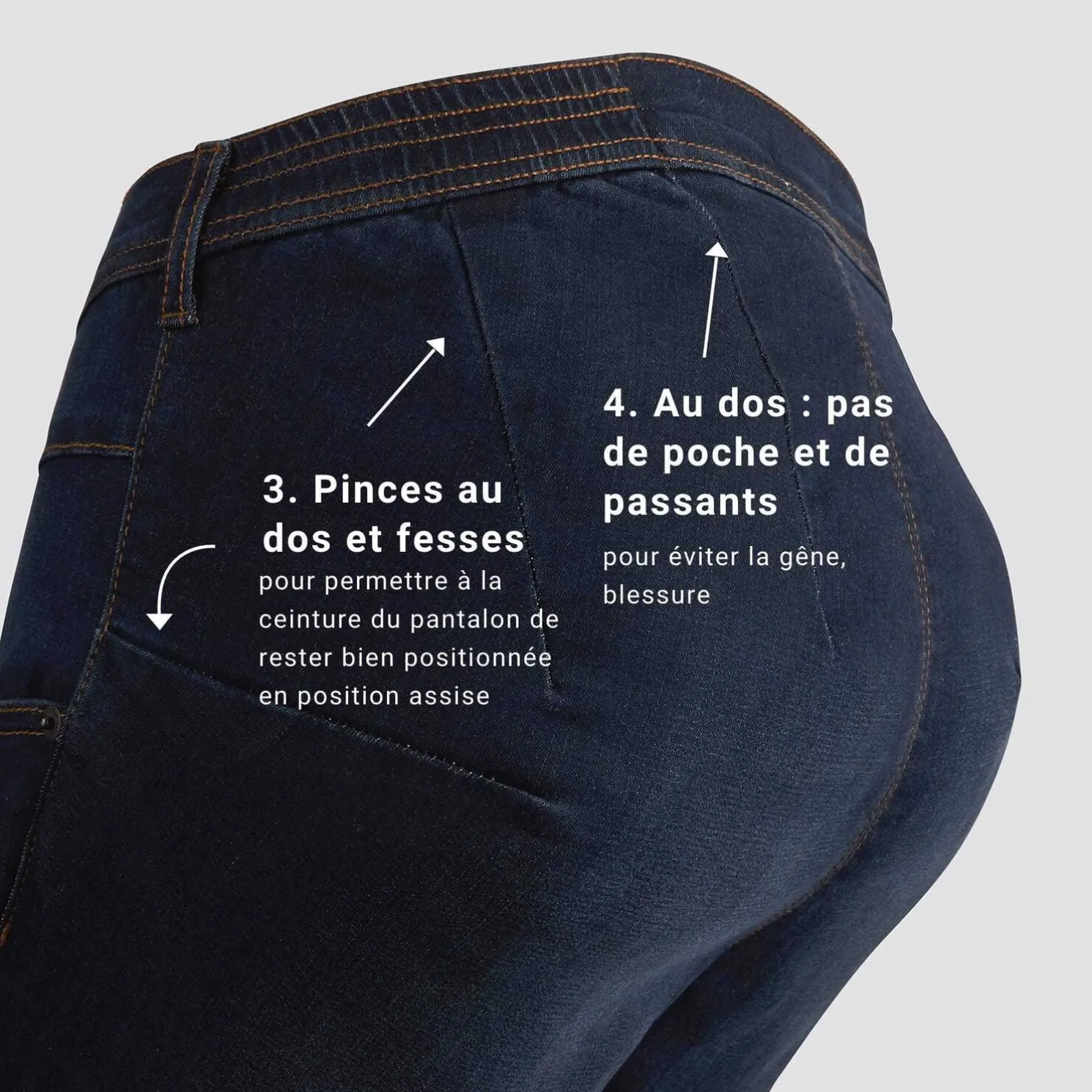 Slim jeans voor personen met beperkte mobiliteit