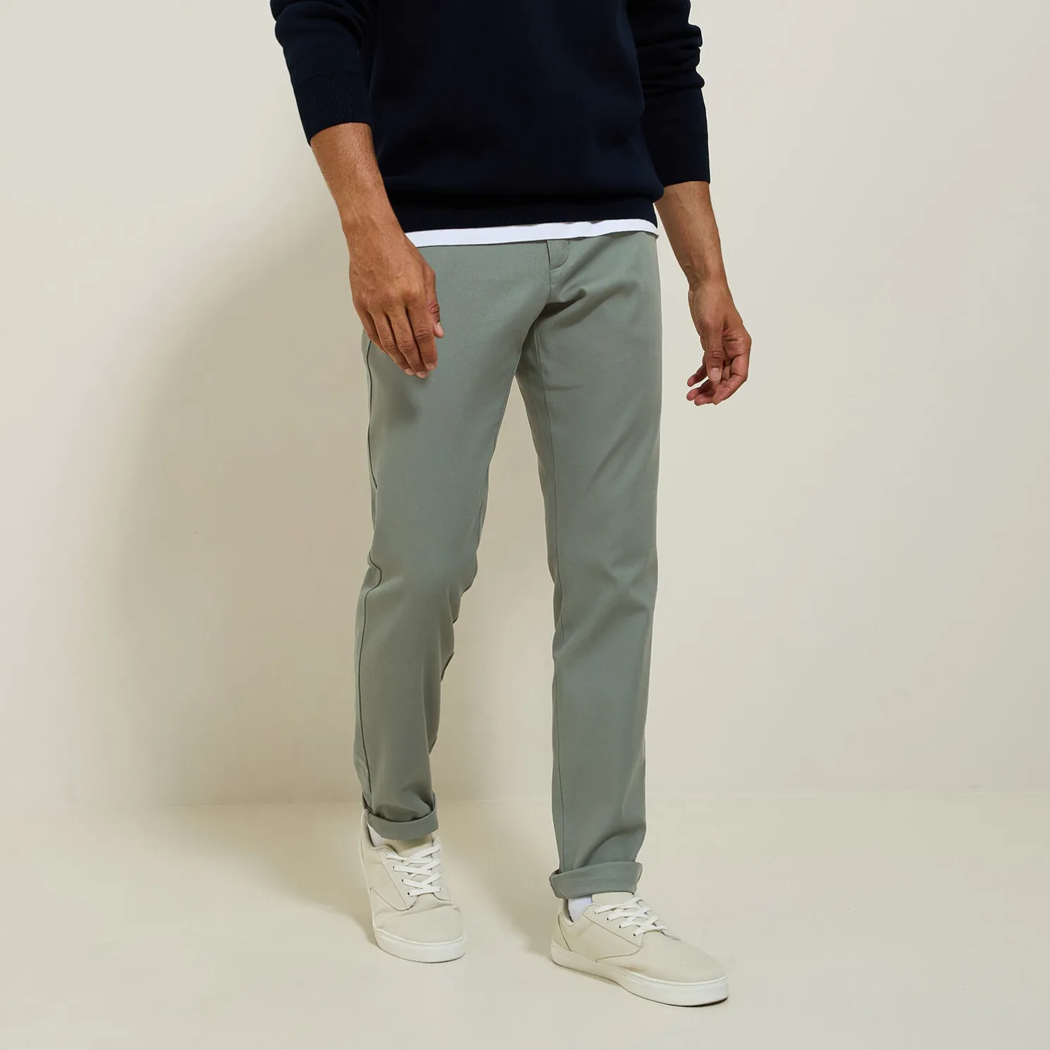 Slim urban chinobroek 