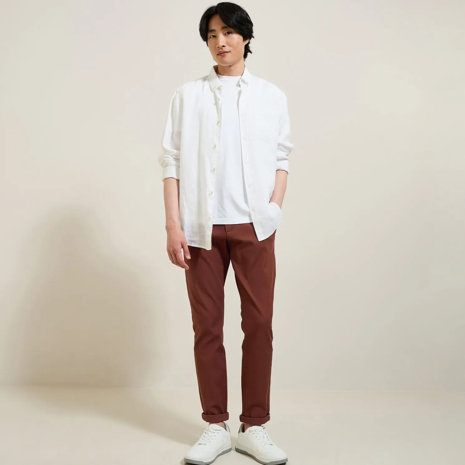 Slim urban chinobroek