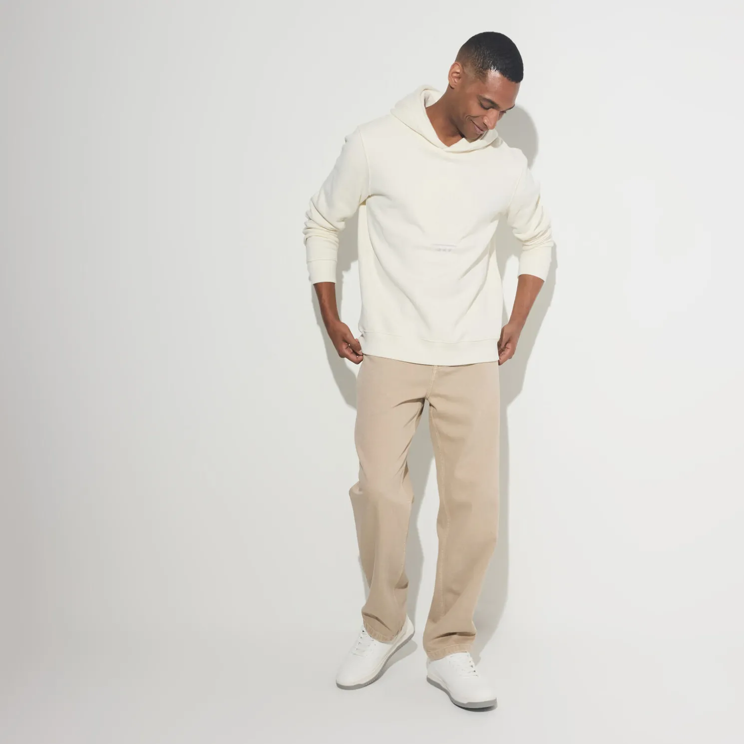 Sweater met kap en reliëfanimatie