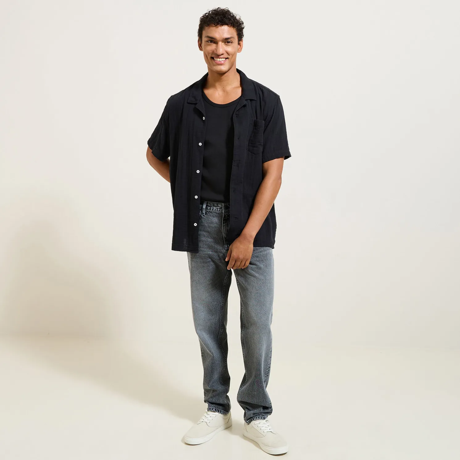 Tapered jeans, 3 lengtes