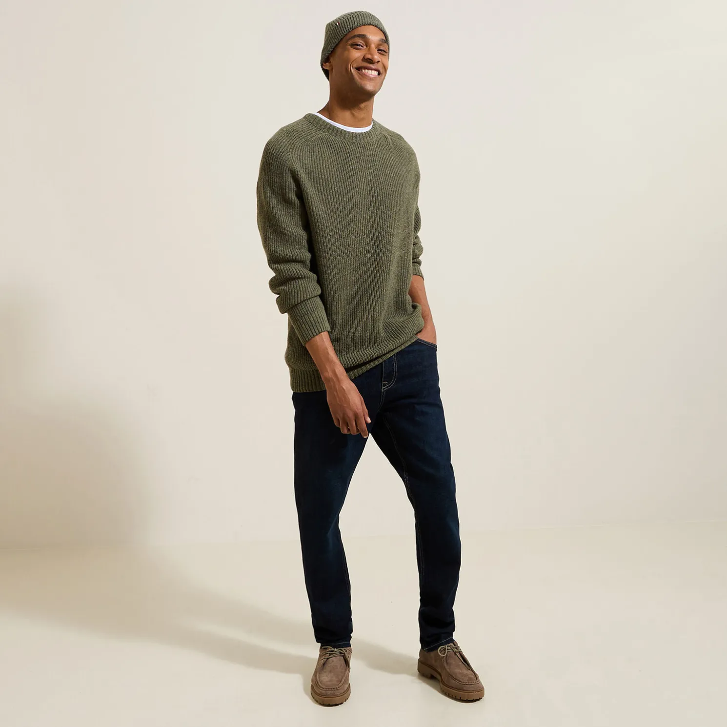 Trui met ronde hals made in France