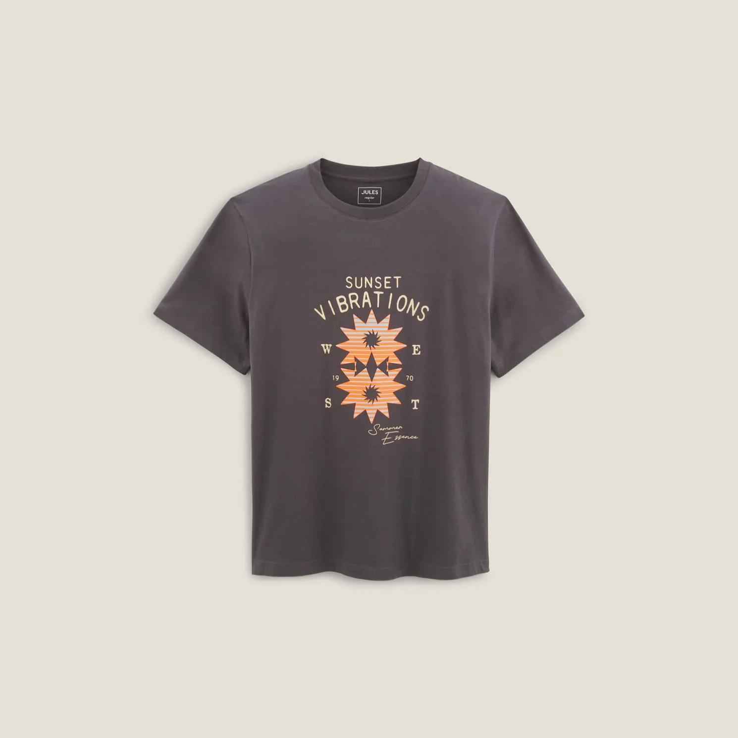 T-shirt aangebrachte print vooraan